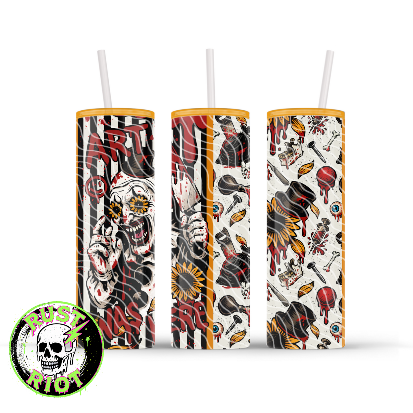 Truly Terrifying Everything Bundle | Killer Clown Horror PNG Set | Tee Graphic, Seamless Files, Tumbler Wraps