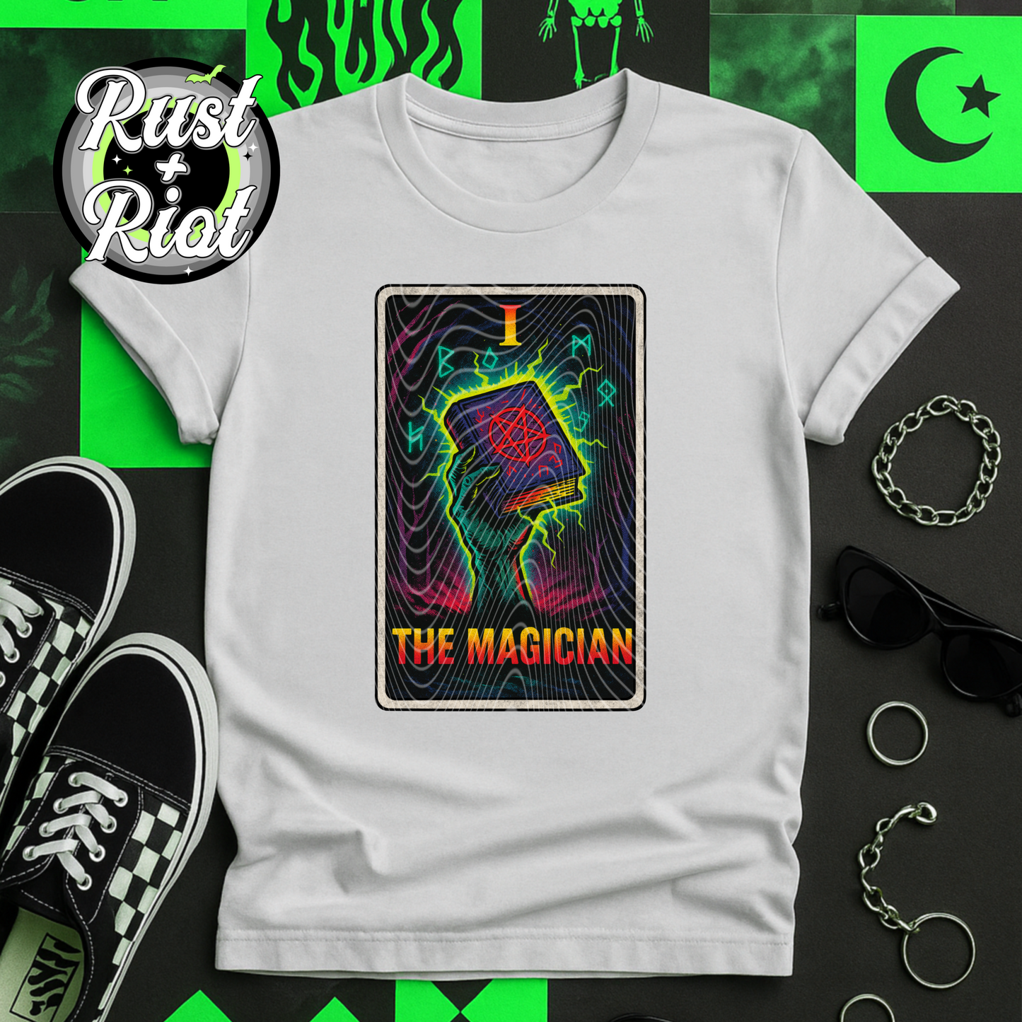Dead by Dawn Everything Bundle – Retro Horror Tarot Design Set