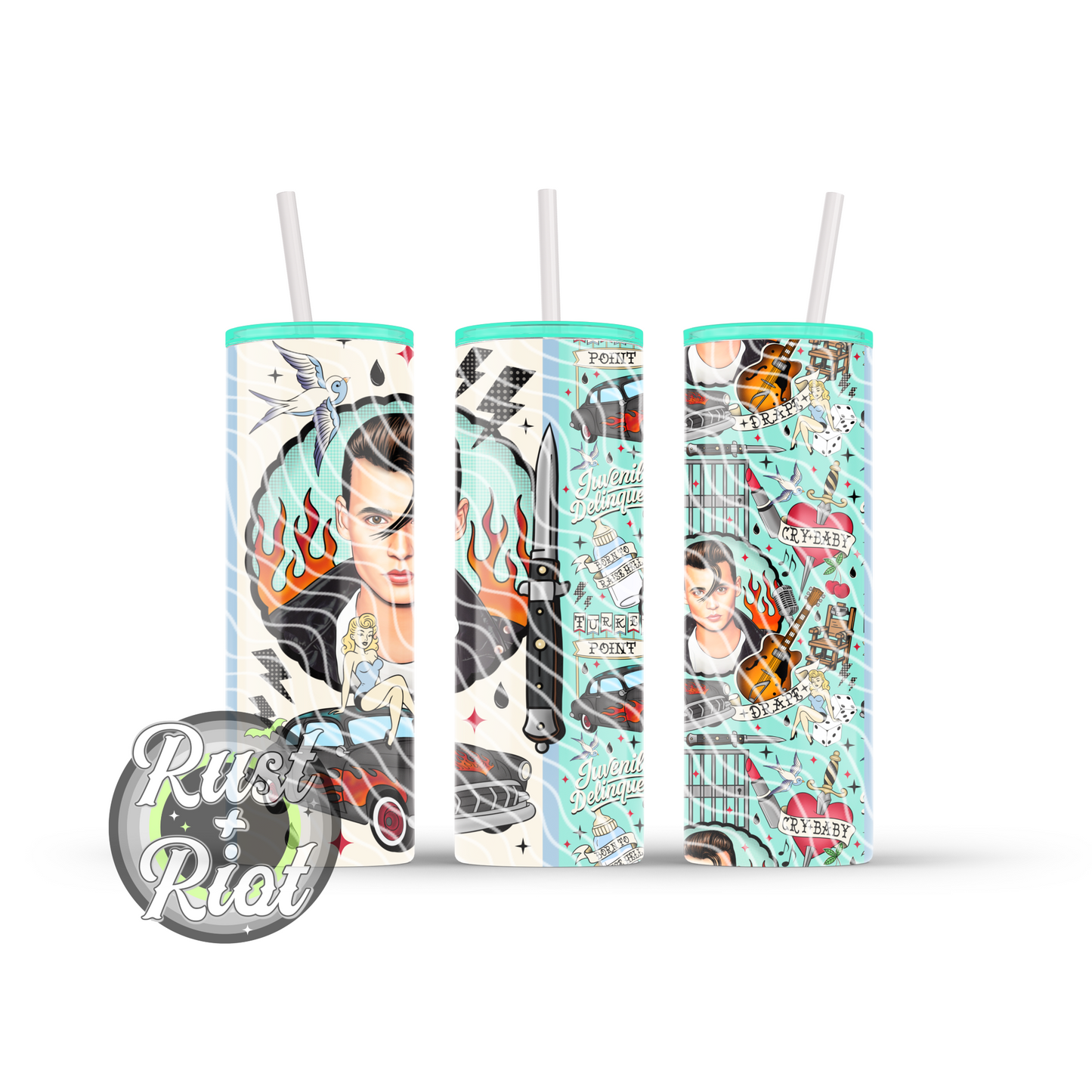 Juvenile Delinquent Everything Bundle, 1990s Cult Classic Digital Graphics for Fabric, DTF, DTG, UVDTF, and Sublimation Printing