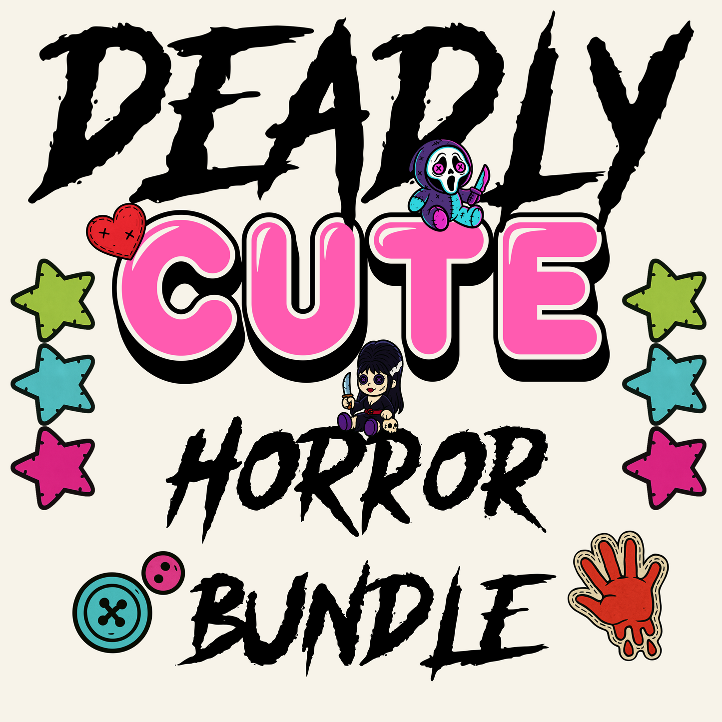 Deadly Cute Horror Bundle - Killer Cuties + Deadly Dolls - ALL FILES