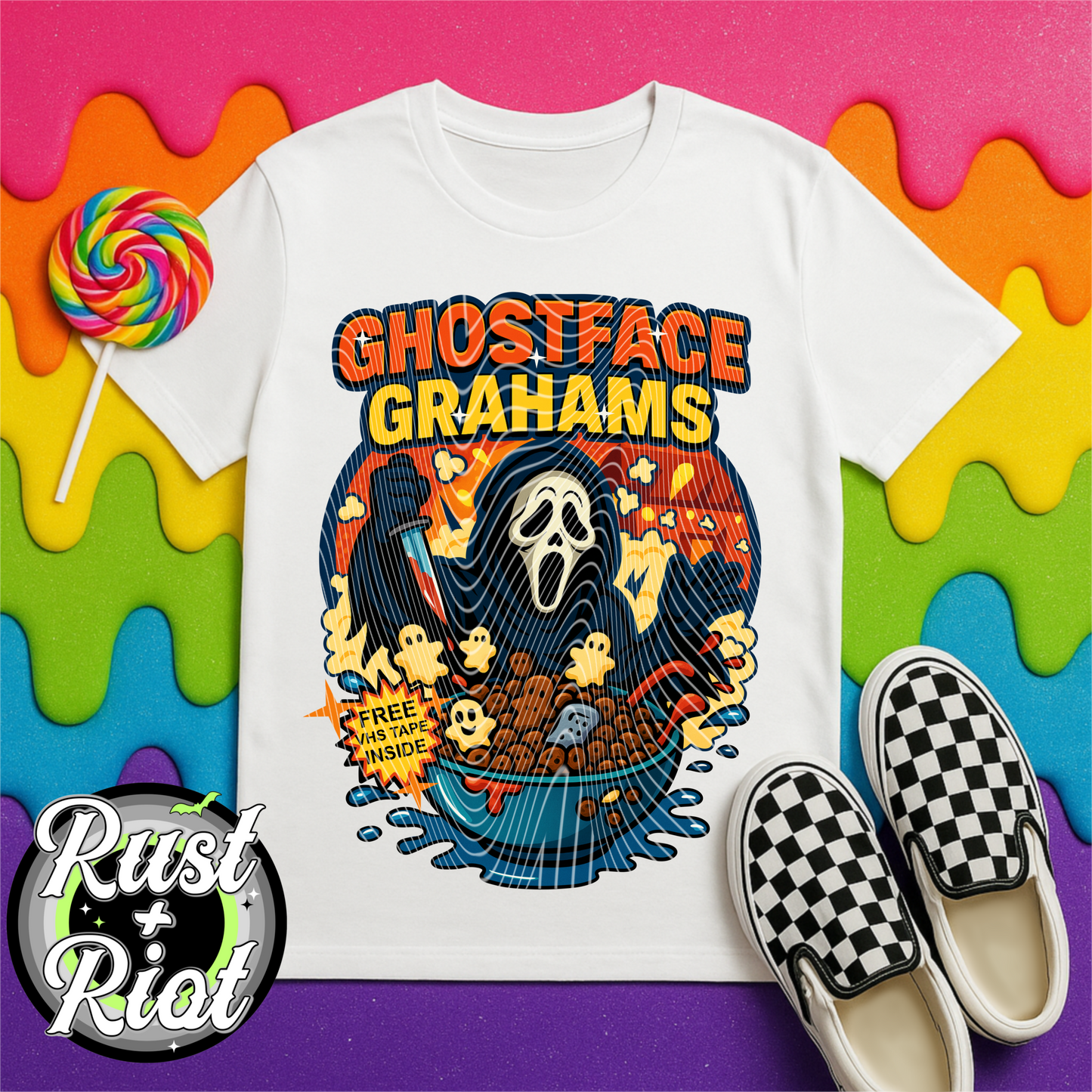 Cereal Killers Horror PNG Bundle – Retro Comic-Style Slasher Breakfast Set (10 Designs)