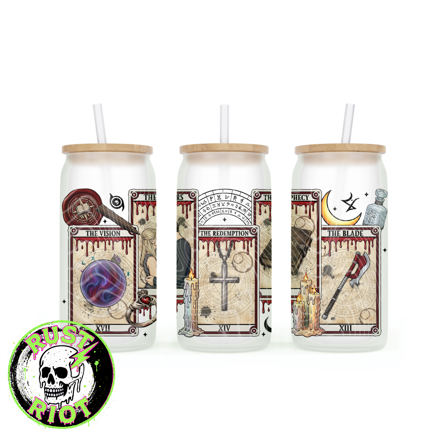 Slayer Arcana Everything Bundle | Gothic Tarot Graphic Set | PNG Digital Download