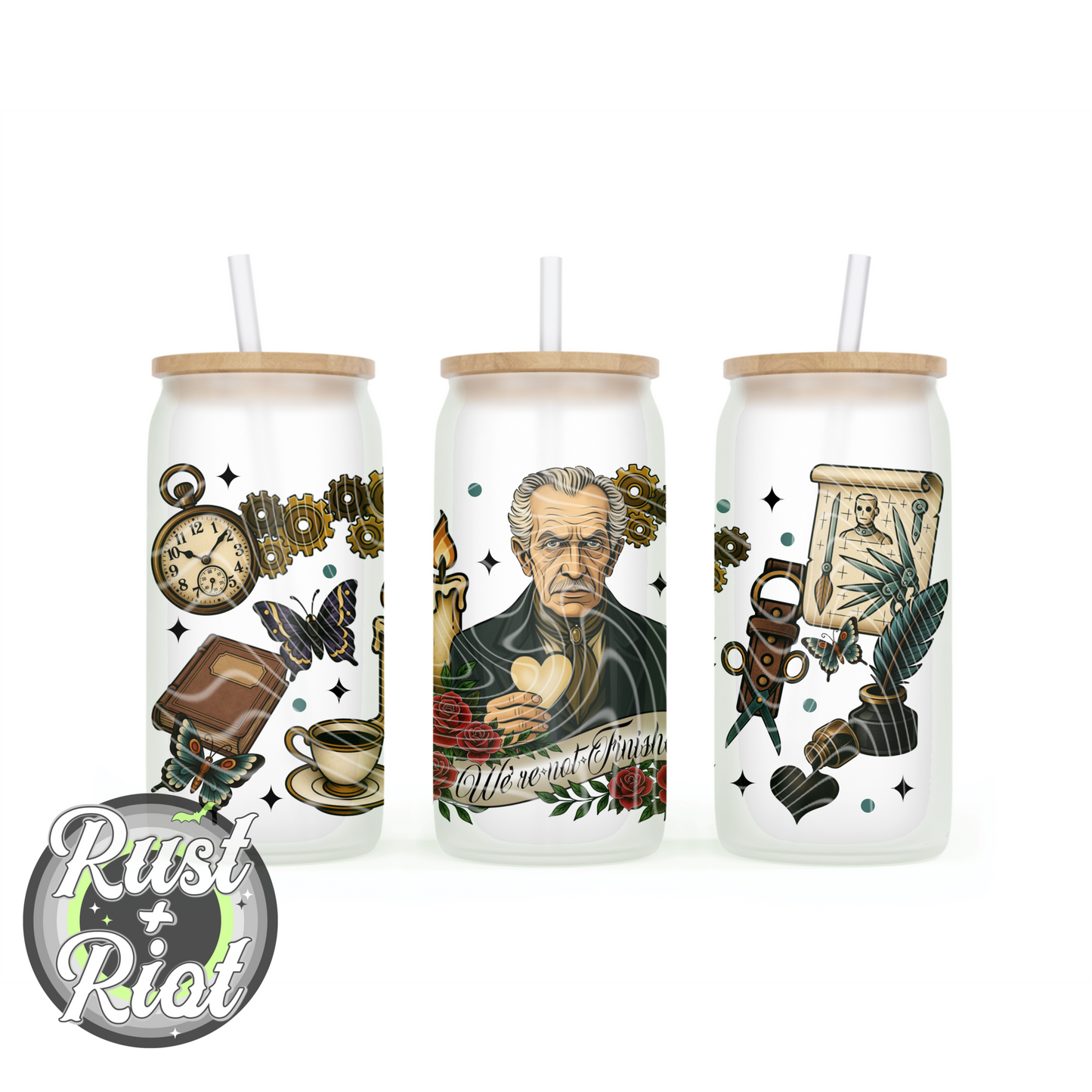 Serving Tea - The Inventor and The Creation Everything Bundle PNG Set for Sublimation, DTF, Paper, Fabric and Crafts