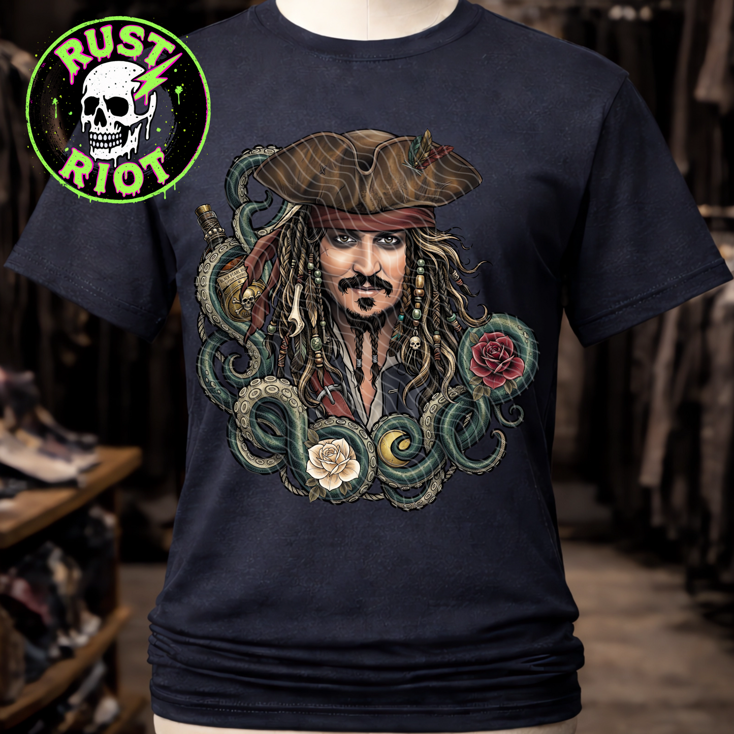 Dead Man’s Gold Part II | Pirate Tattoo Style Graphic | PNG Digital Download