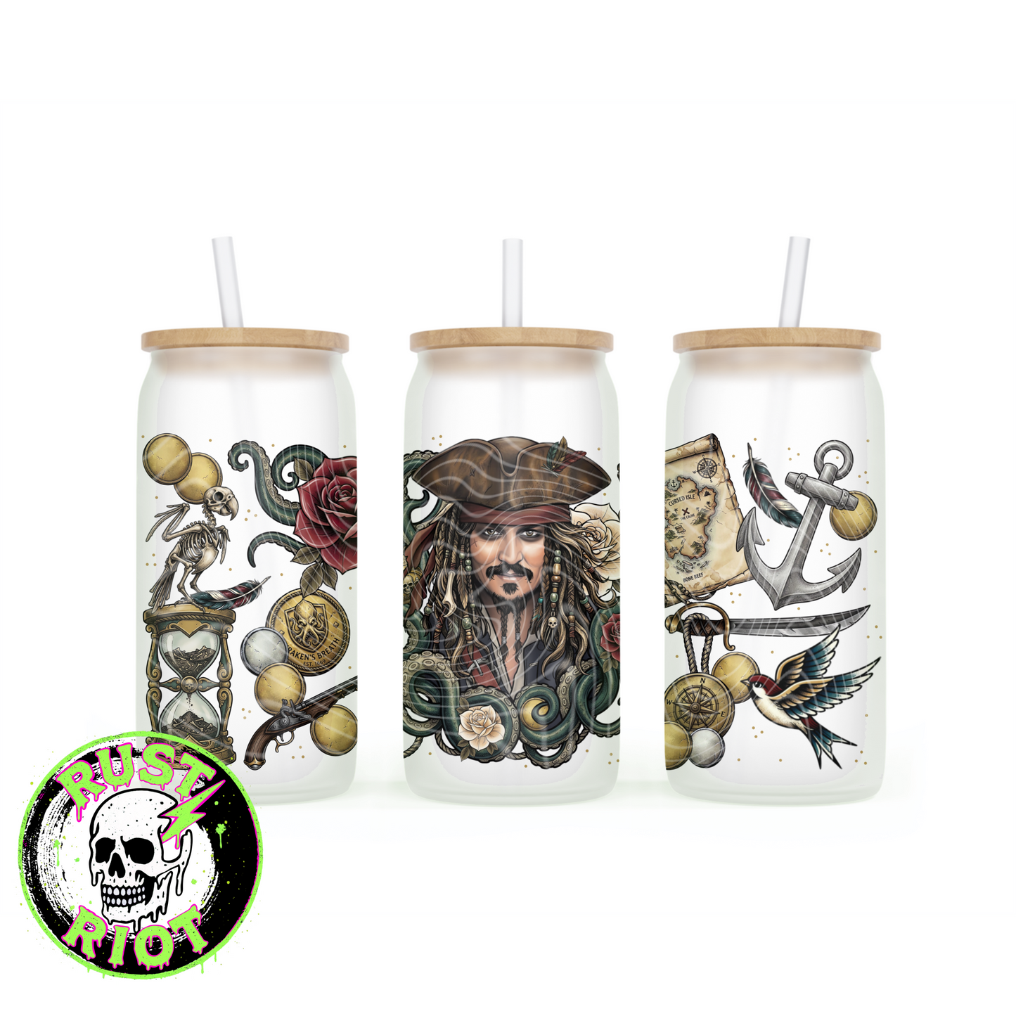 Dead Man’s Gold Part II - Mini Bundle | Tattoo Style Pirate Graphic Set | PNG Digital Download