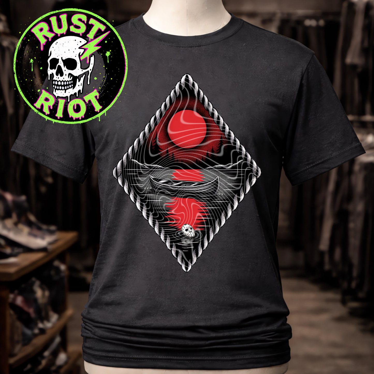 Lucky 13 Horror Graphic Set | Tattoo Flash Tee Graphic | PNG Digital Download