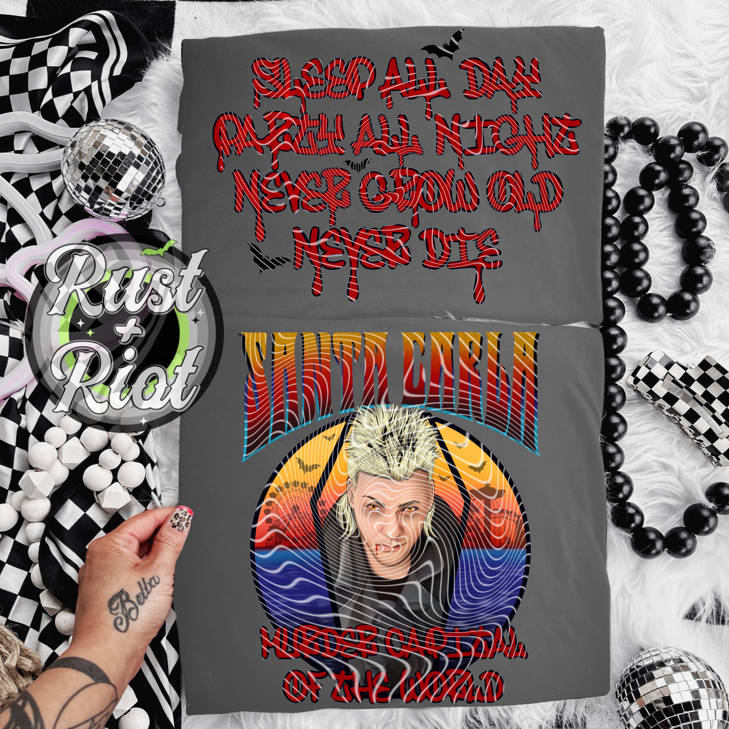 All the Damn Vampies Everything Bundle, Main PNGs, Seamless, Color Coordinates, 16oz Glass Can, 20oz Skinny Tumbler, 80s Cult Classic Digital images for Fabric, Sublimation, DTF, DTG, UVDTF, and Sublimation Printing