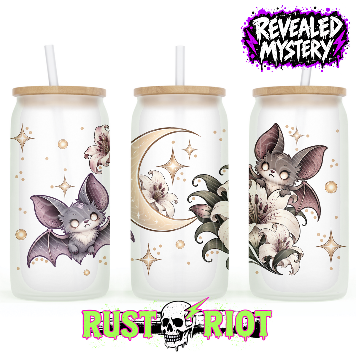 Lily Bat |Whimsical Goth | PNG Digital Download