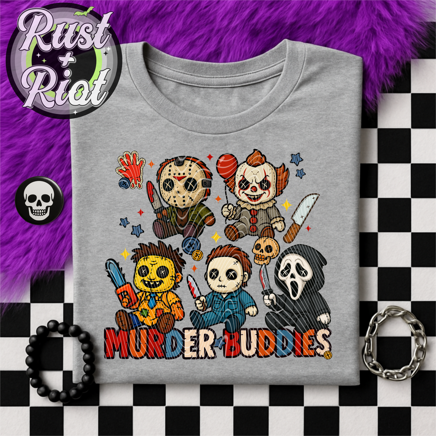 Murder Buddies Everything Bundle – Creepy Cute Horror PNG Set