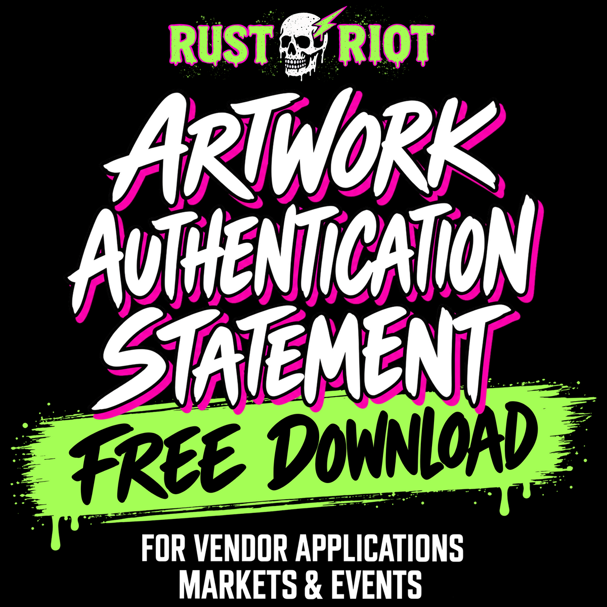 Artwork Authentication Statement | Free Download | PDF