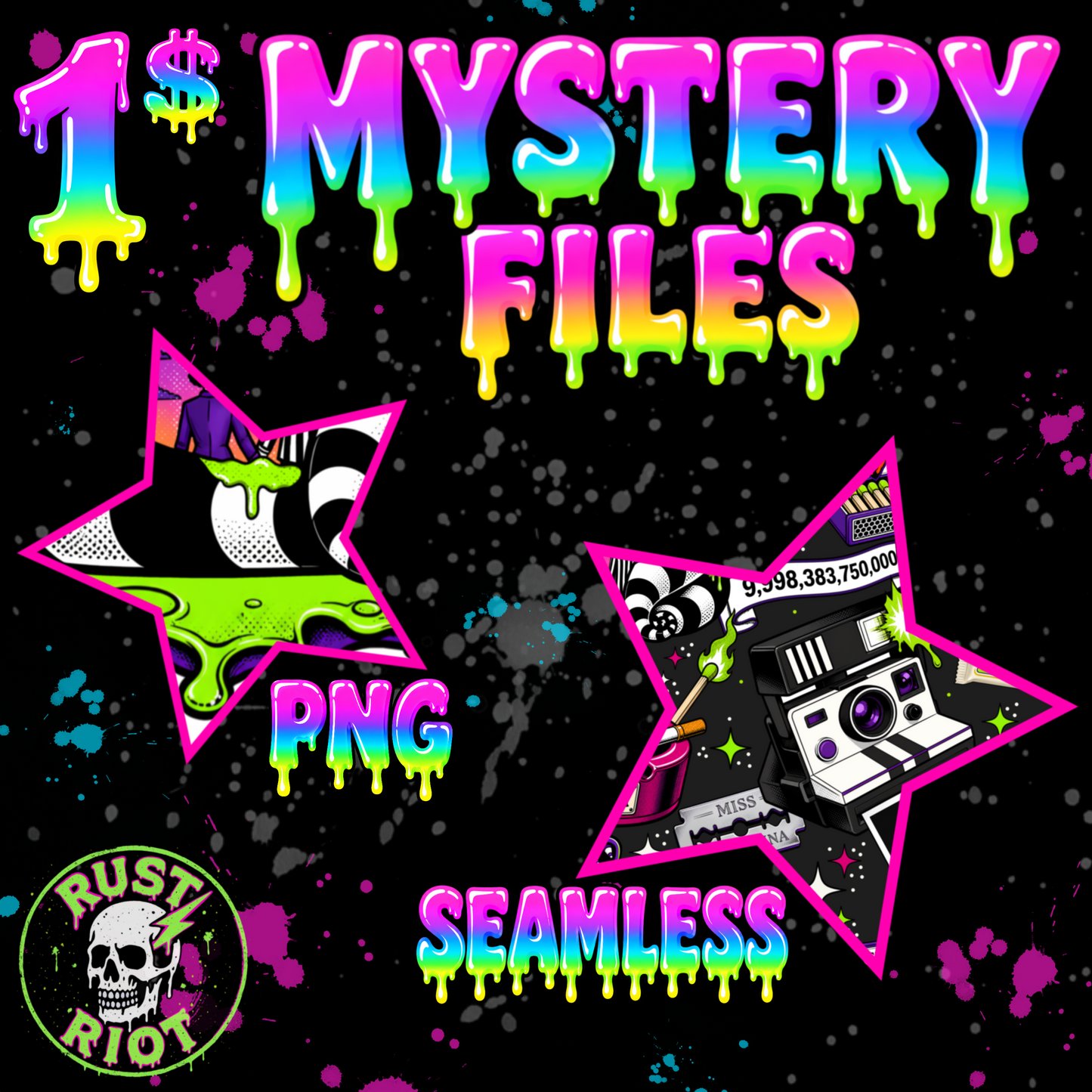 MYSTERY FILES #8 | Choose Your Format | PNG Digital Download