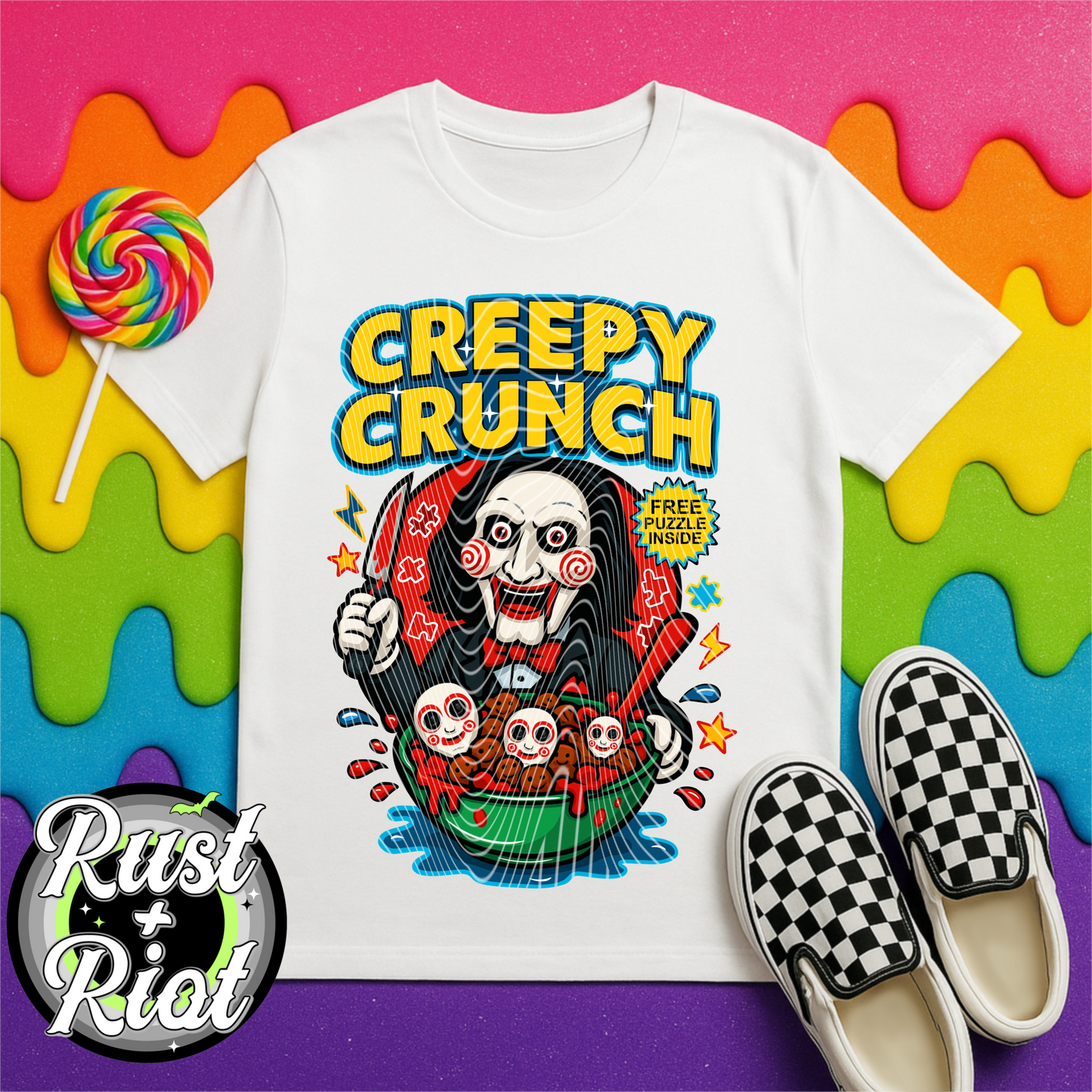 Cereal Killers Horror PNG Bundle – Retro Comic-Style Slasher Breakfast Set (10 Designs)