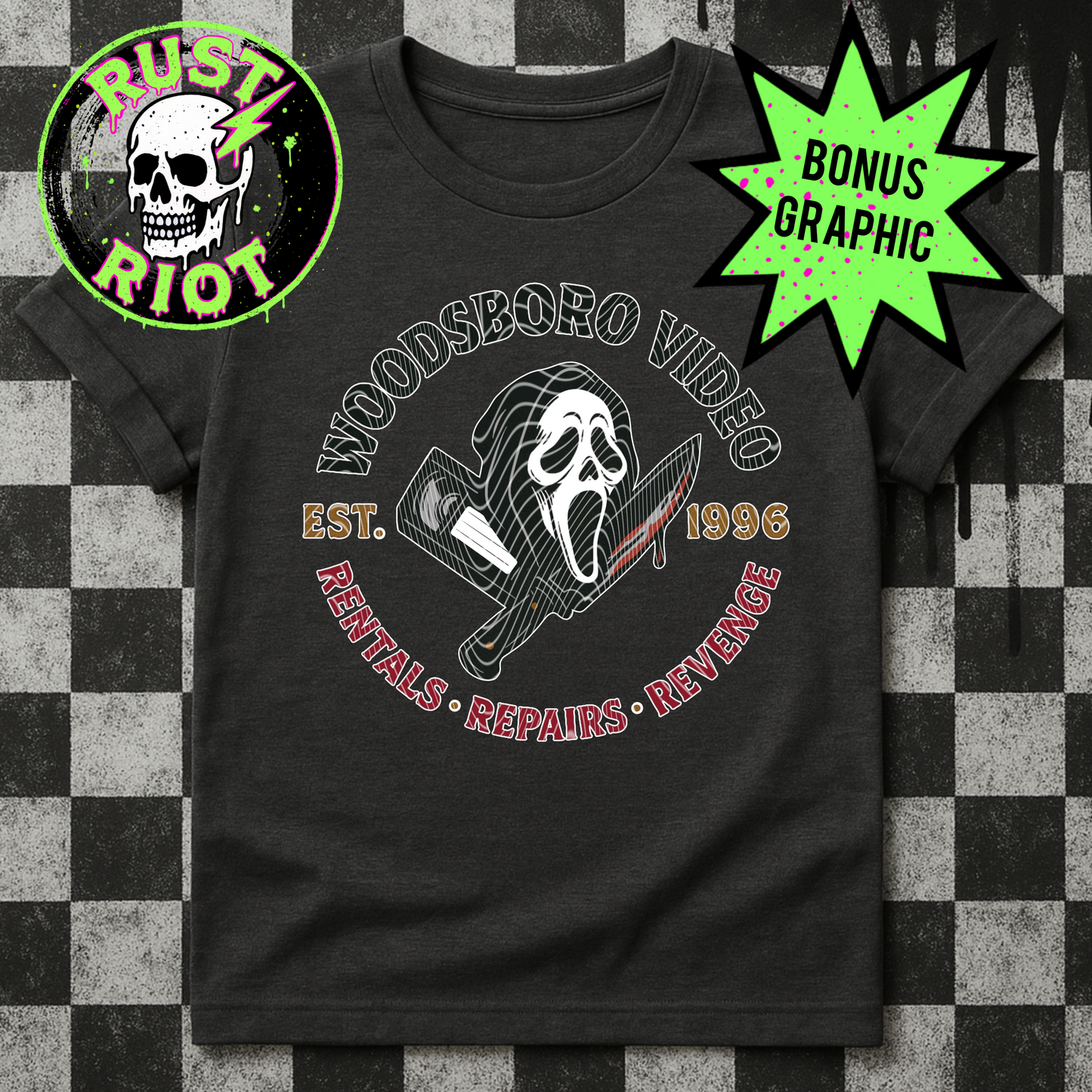 Now Screaming | Neon Horror Tee Graphic | PNG Digital Download