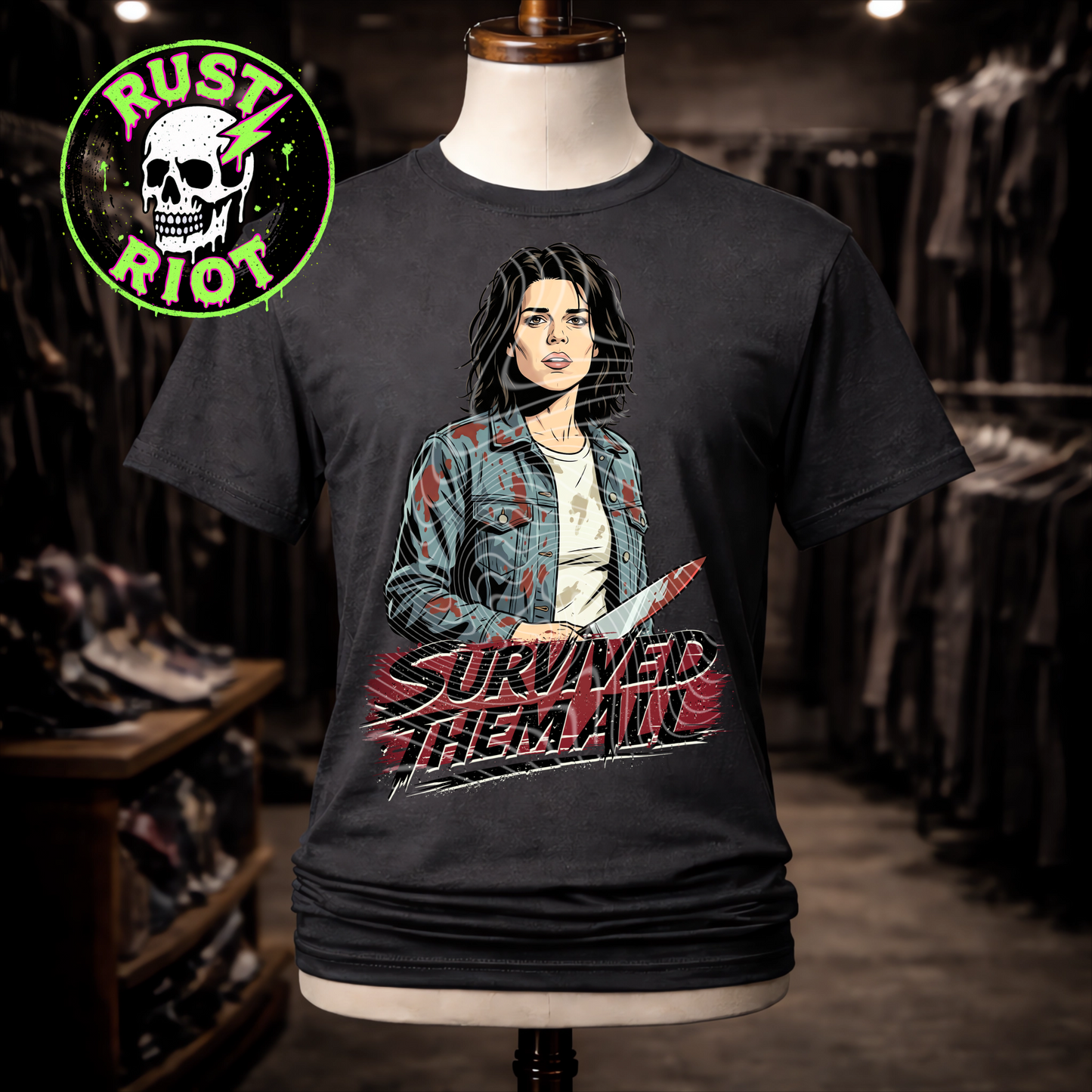 Double Feature Limited Duo (10) | Retro Cult Thriller Tee Graphic Set | PNG Digital Download