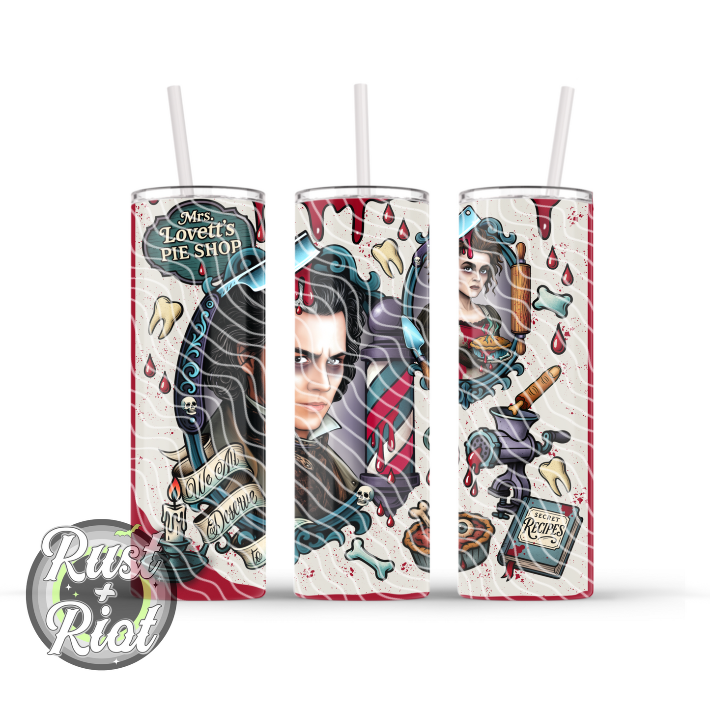Grindhouse Gourmet The Barber & The Butcher Everything Bundle – Full Horror PNG Set