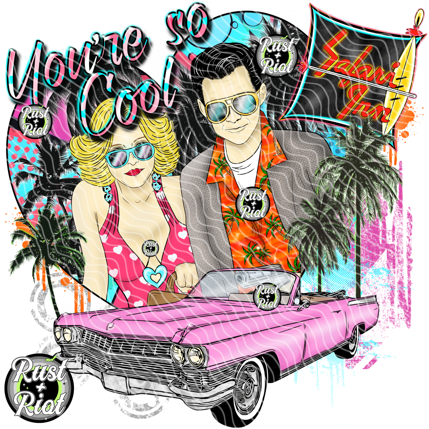 You’re so Cool Main PNG with Sleeve, 90s Cult Classic Digital Image for UVDTF or Sublimation Printing