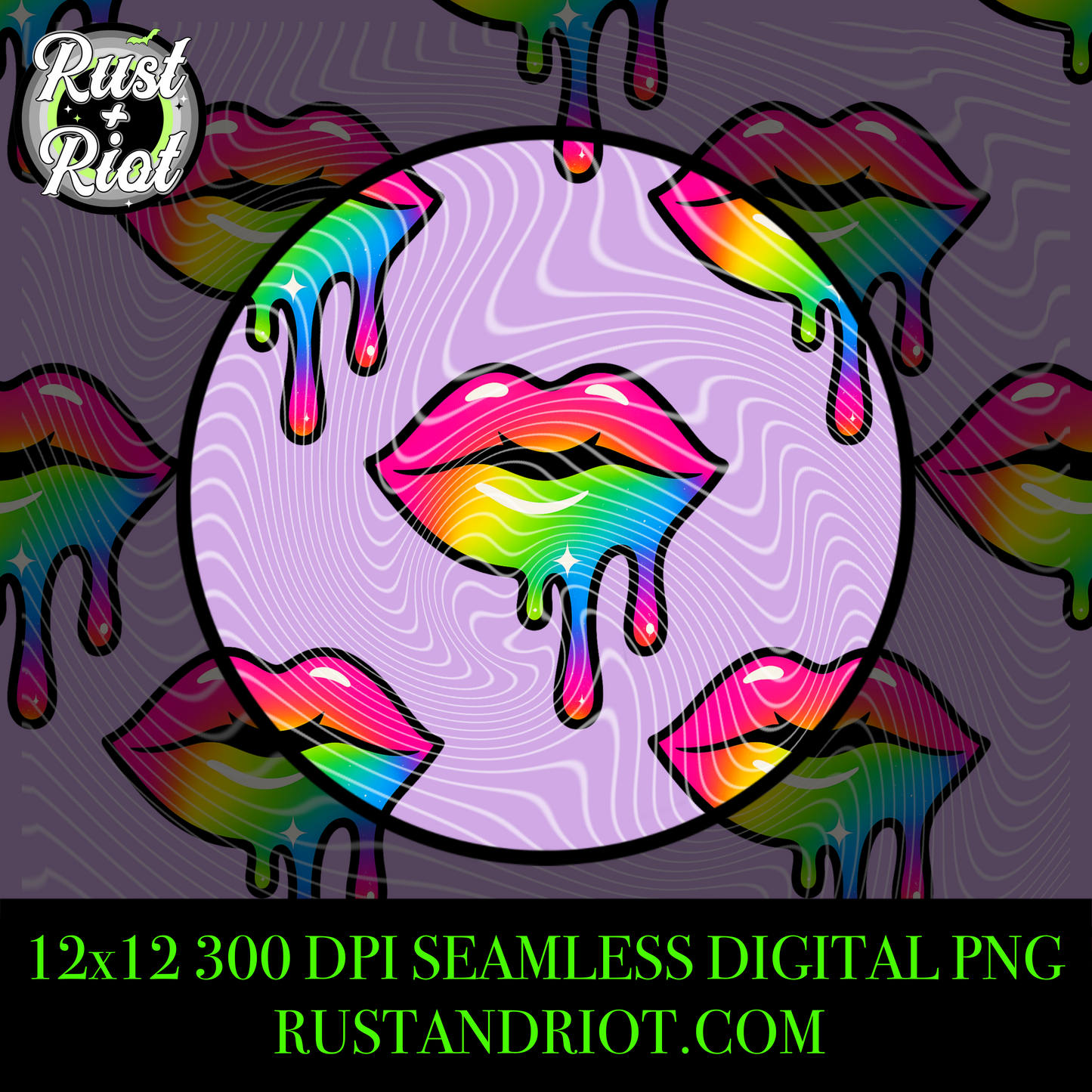 Hell in Highlighter Mega Bundle - Slay All Day and Drop Dead Gorgeous - Rainbow Horror PNG Set