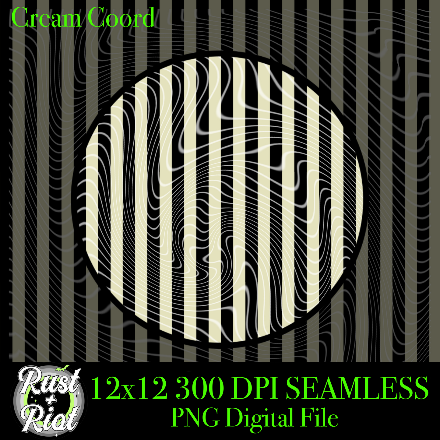 I’ve Got Demons Seamless Pattern | Digital Download PNG for Sublimation & Fabric Printing