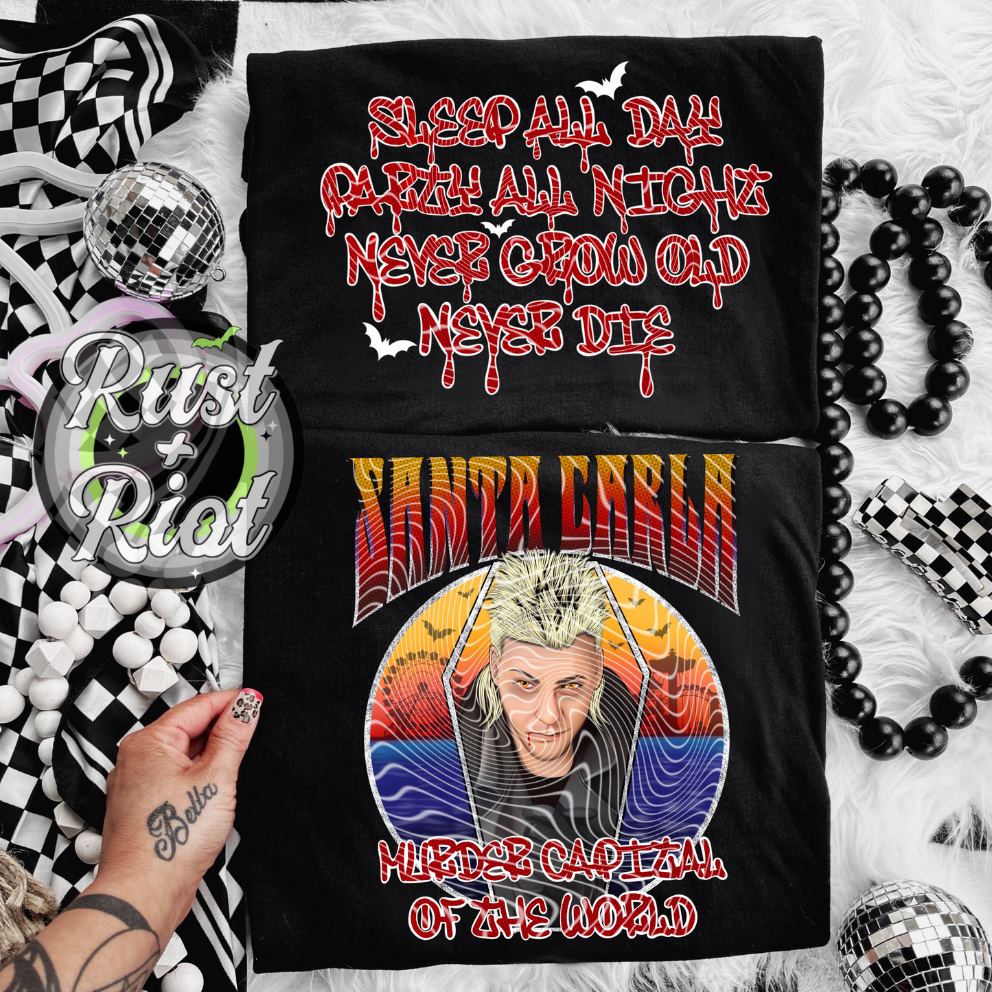 All the Damn Vampies Everything Bundle, Main PNGs, Seamless, Color Coordinates, 16oz Glass Can, 20oz Skinny Tumbler, 80s Cult Classic Digital images for Fabric, Sublimation, DTF, DTG, UVDTF, and Sublimation Printing