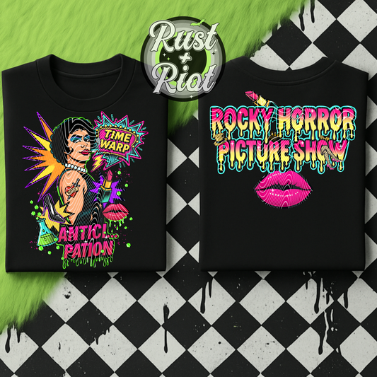 Frankly Fabulous Tee Graphic – Retro Glam Cult Classic PNG