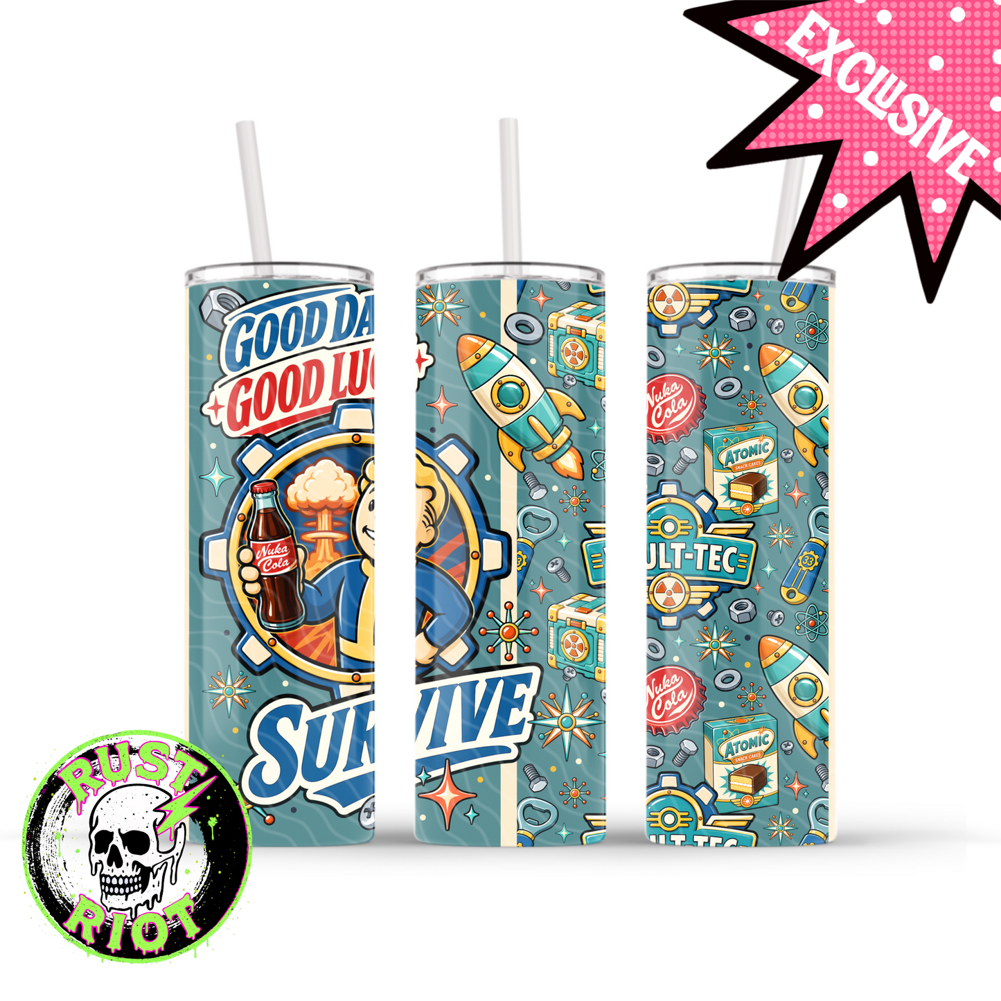 Wasteland Adventure Everything Bundle | Retro Atomic Survival Collection | PNG Digital Download