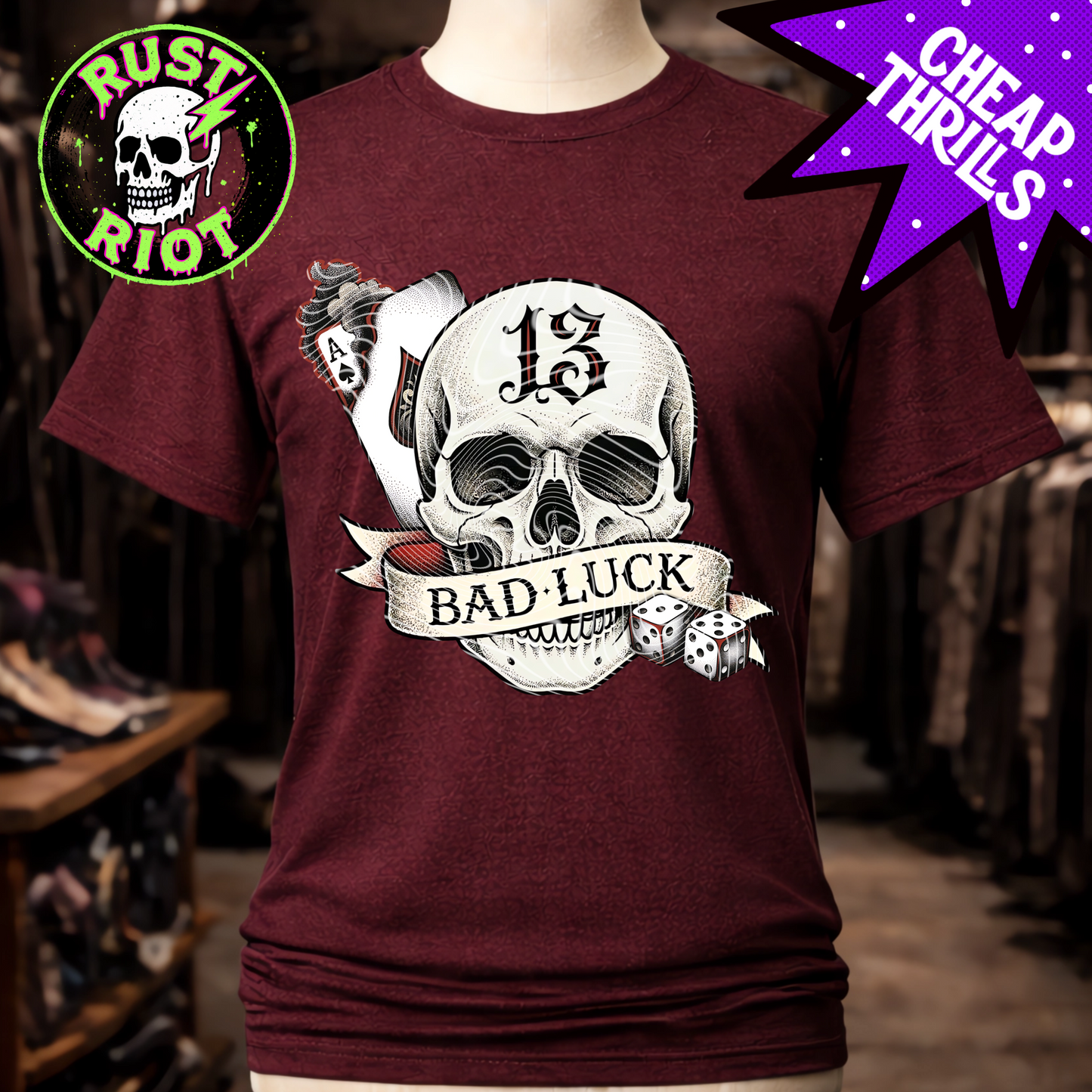 Bad Luck | Vintage Tattoo Graphic | PNG Digital Download