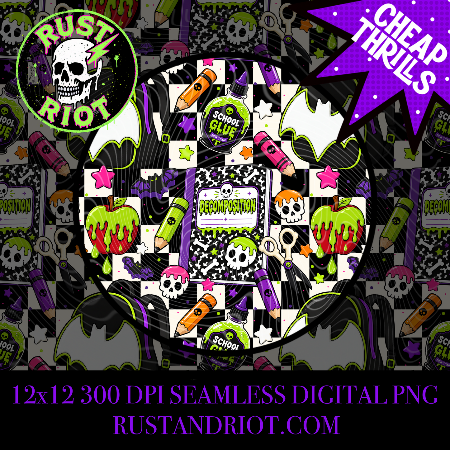 Back to Ghoul - Bat Edition | Spooky School Collection  | PNG Digital Download