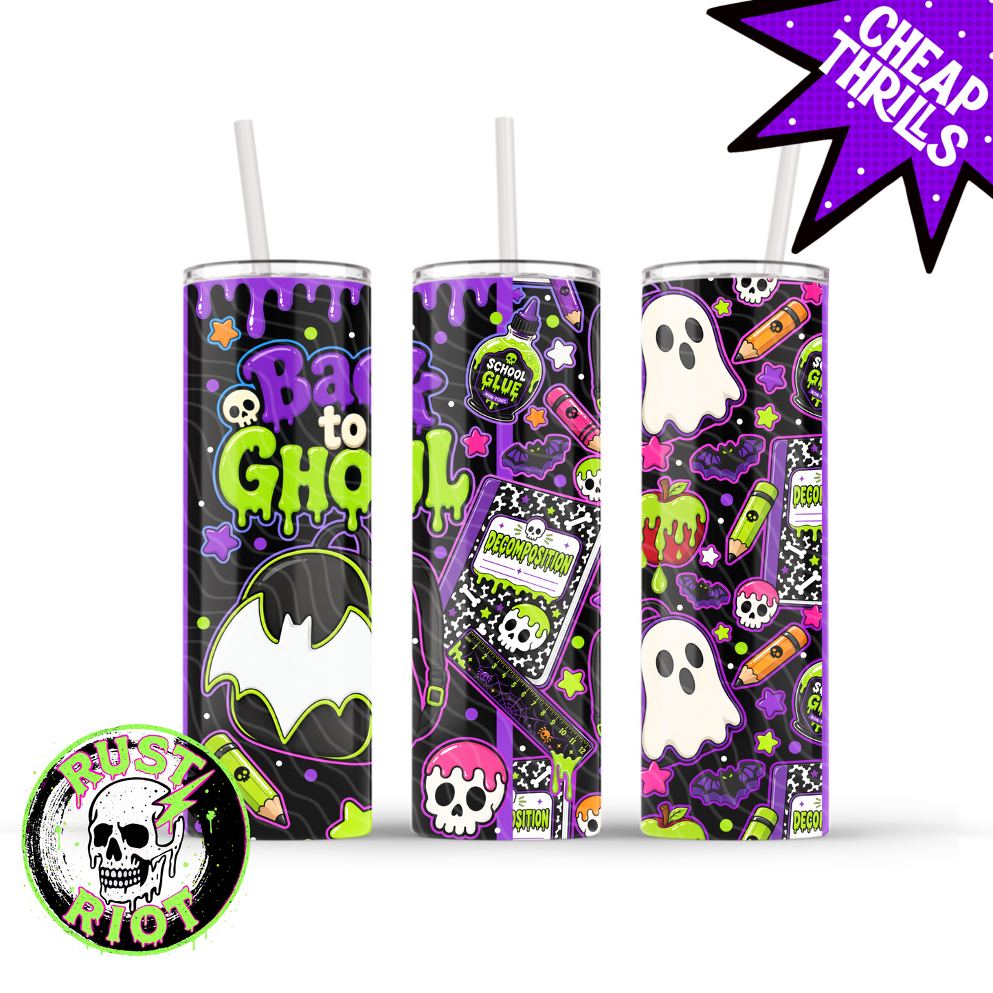 Back to Ghoul - Bat Edition | Spooky School Collection  | PNG Digital Download