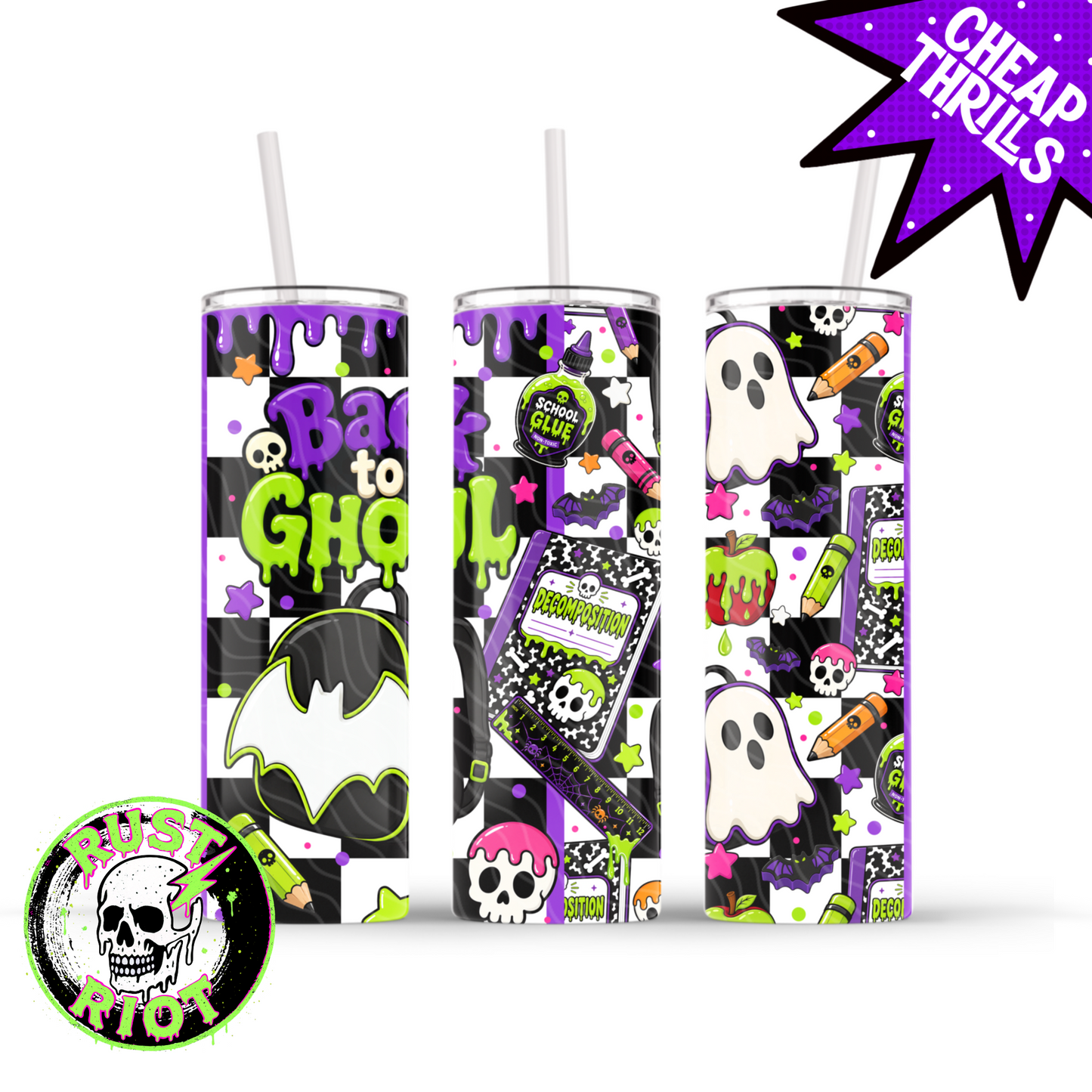 Back to Ghoul - Bat Edition | Spooky School Collection  | PNG Digital Download