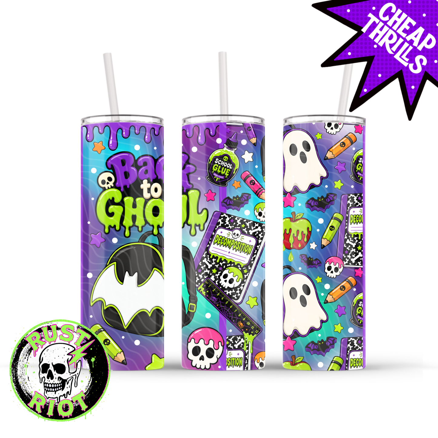 Back to Ghoul - Bat Edition | Spooky School Collection  | PNG Digital Download