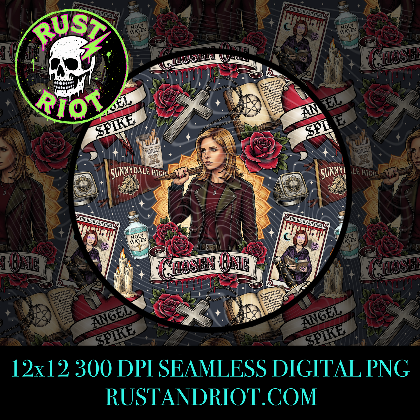 Chosen One Everything Bundle | Neo Trad Tattoo Graphic Set | PNG Digital Download