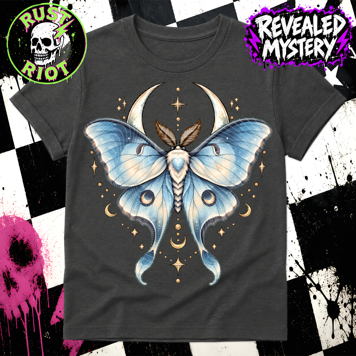 Lunar Wings | Celestial Moth | PNG Digital Download
