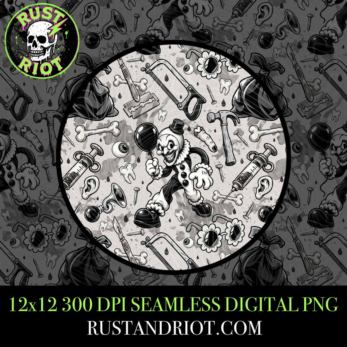 Art of Terror Everything Bundle | Vintage Cartoon Horror Collection | PNG Digital Download