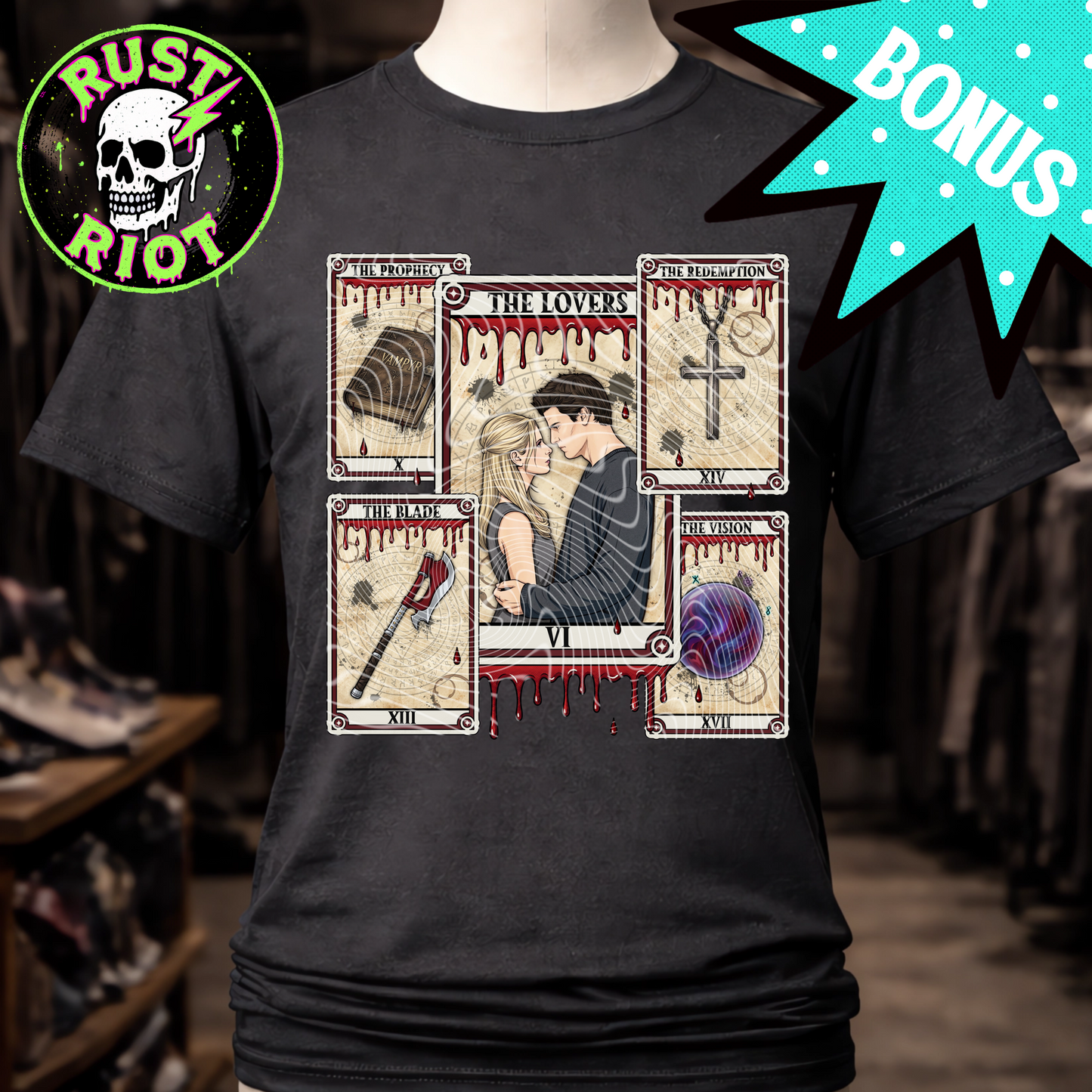 Slayer Arcana Everything Bundle | Gothic Tarot Graphic Set | PNG Digital Download