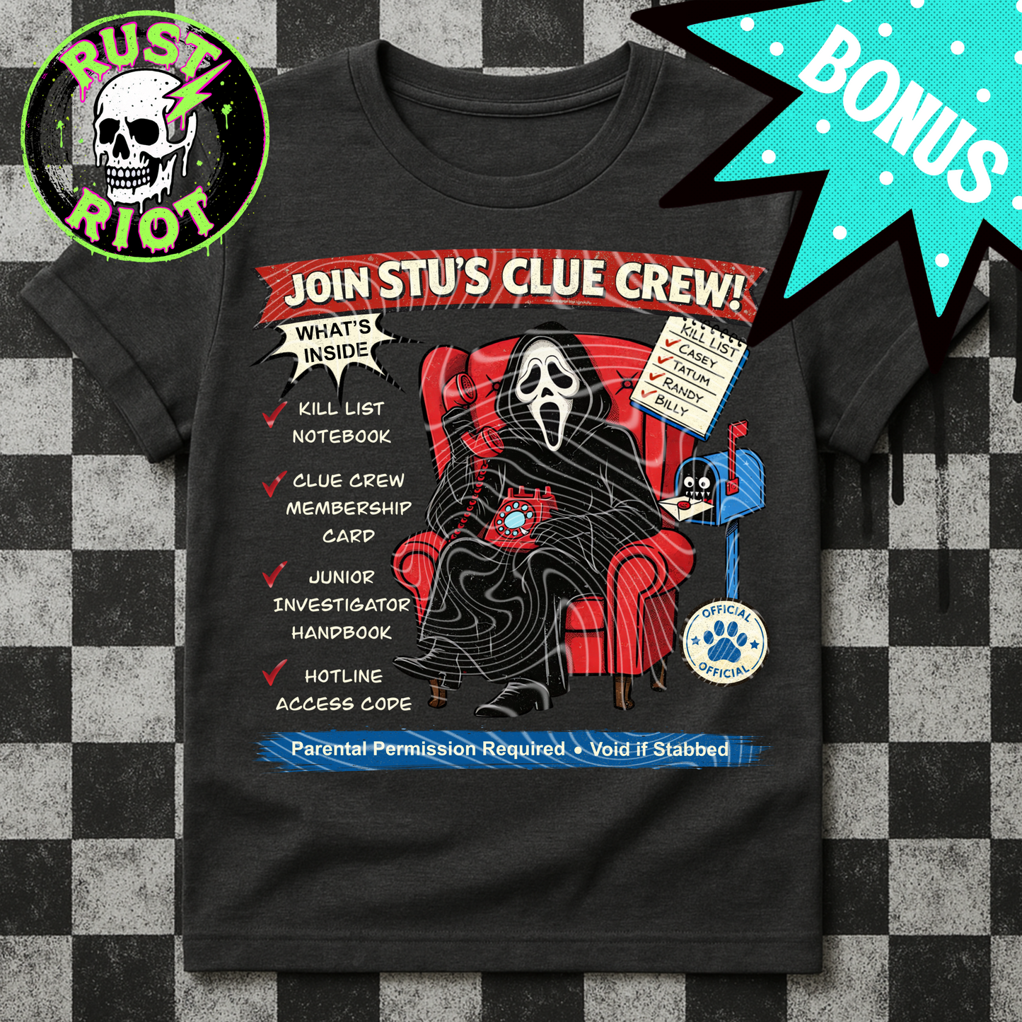 Handy Dandy Horror | 90s Slasher Parody Tee Graphic | PNG Digital Download