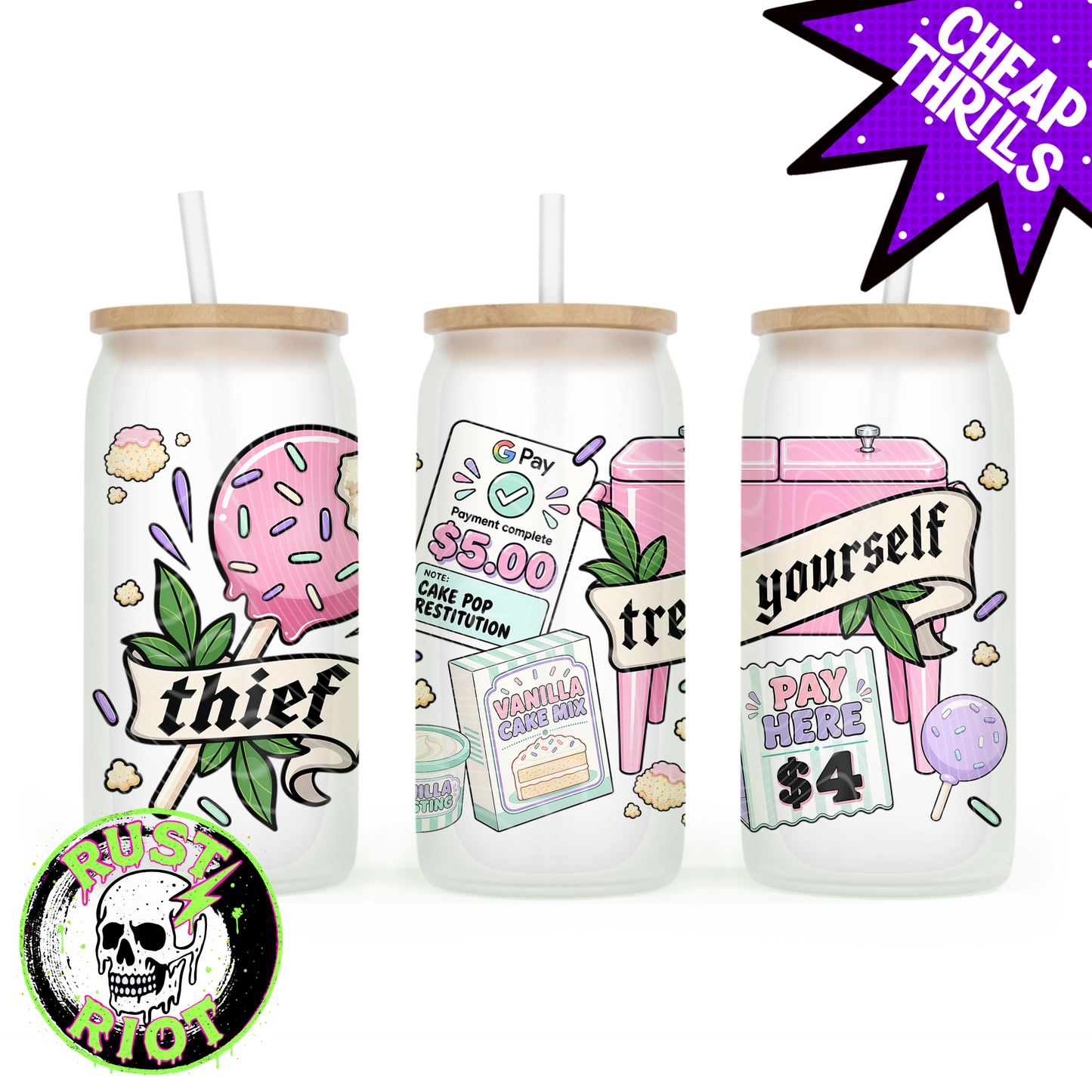 Treat Yourself | Cake Pop Collection | PNG Digital Download