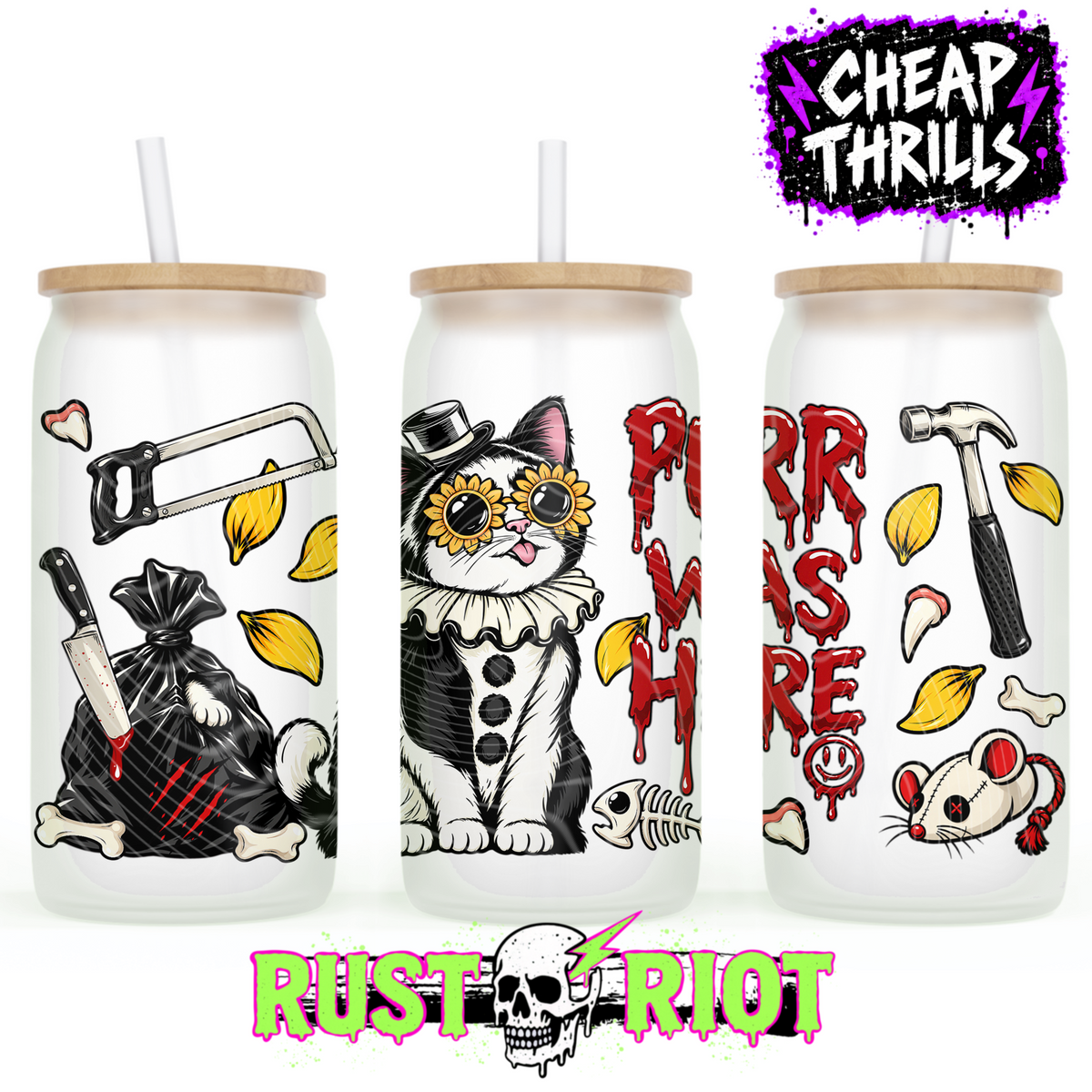 Purrifier | Horror Cat Collection | PNG Digital Download