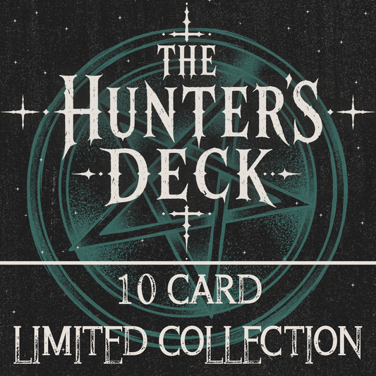 The Hunter’s Deck 10 Card Set + Seamless | Limited Bundle (10) | PNG Digital Download