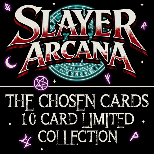 Slayer Arcana The Chosen Cards -Limited (5) Bundle | Gothic Tarot Collection | PNG Digital Download