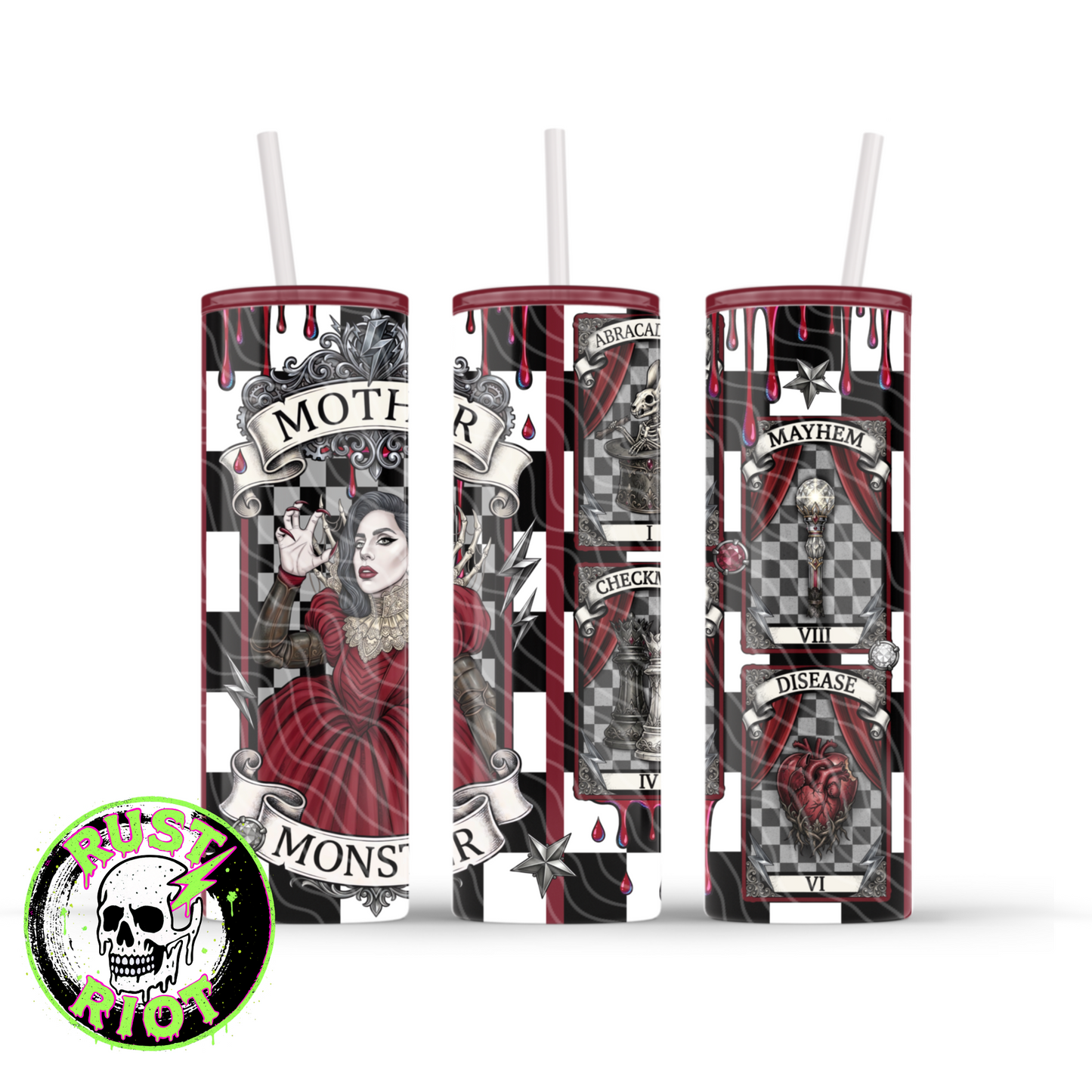 House of Mayhem Everything Bundle | Gothic Tarot Graphic Set | PNG Digital Download