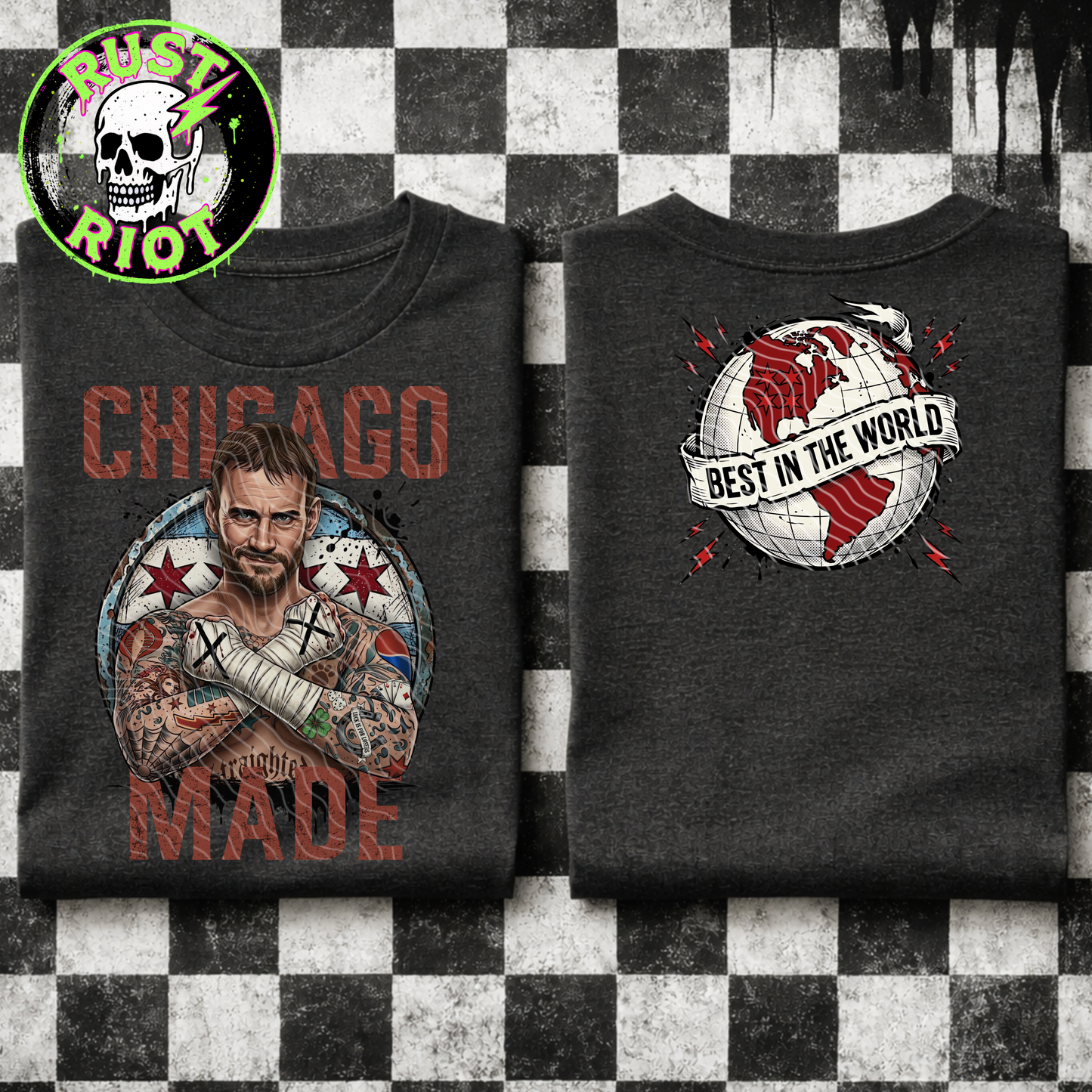 Chicago Made Everything Bundle | Tattoo Comic Graphic Set | PNG Digital Download