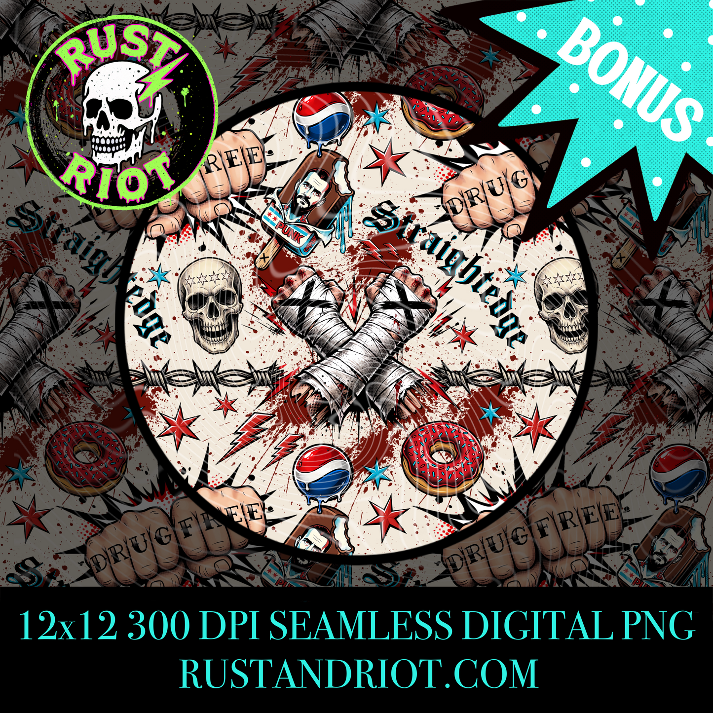 Chicago Made Everything Bundle | Tattoo Comic Graphic Set | PNG Digital Download
