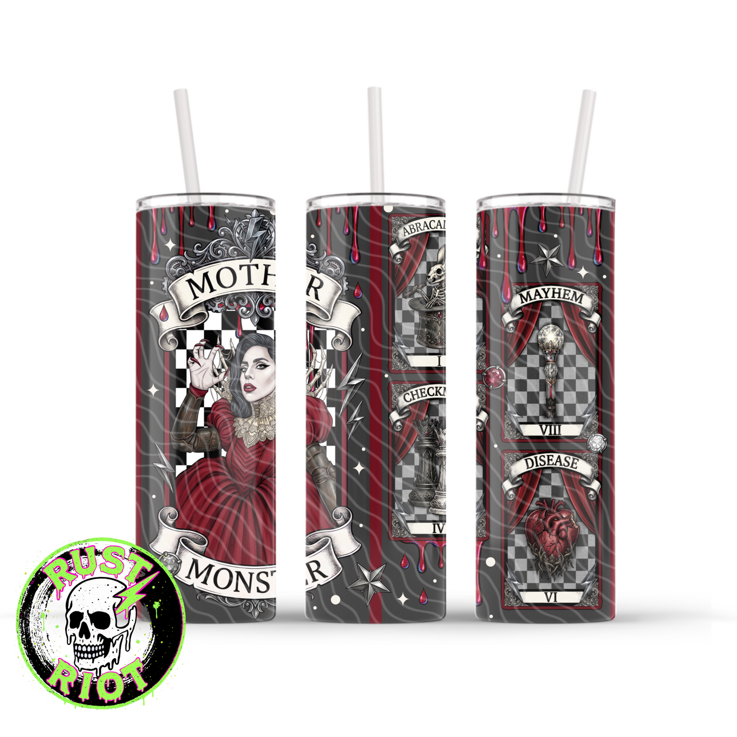 House of Mayhem Everything Bundle | Gothic Tarot Graphic Set | PNG Digital Download