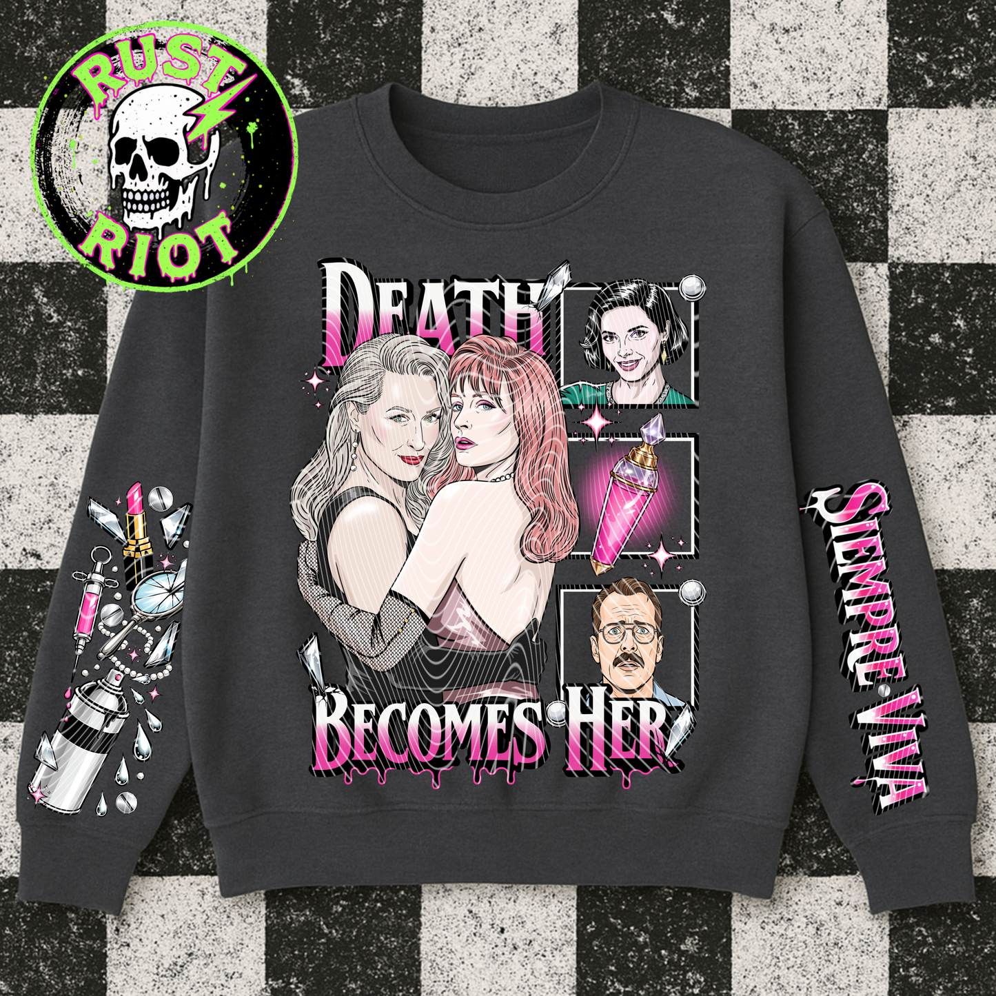 Siempre Viva Everything Bundle | Immortal Glam Horror Graphic Set | PNG Digital Download