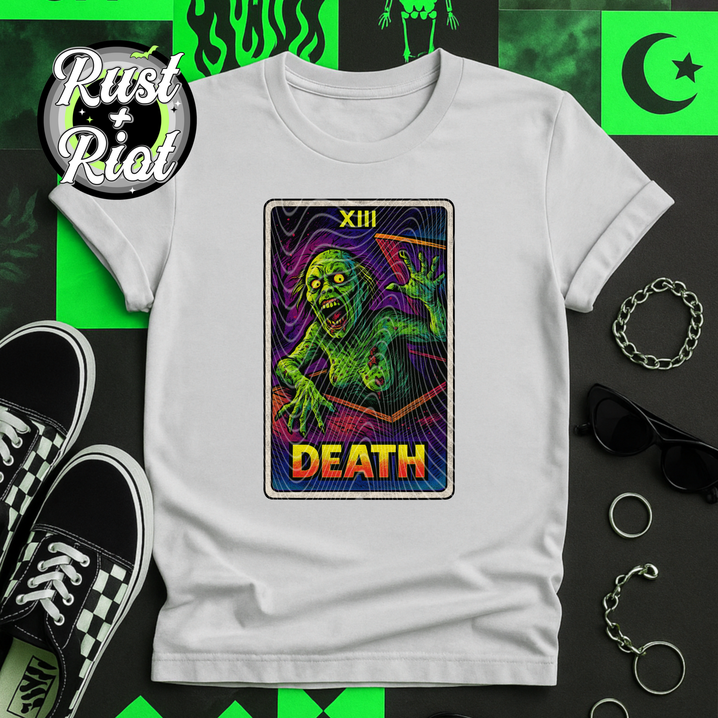 Dead by Dawn Everything Bundle – Retro Horror Tarot Design Set