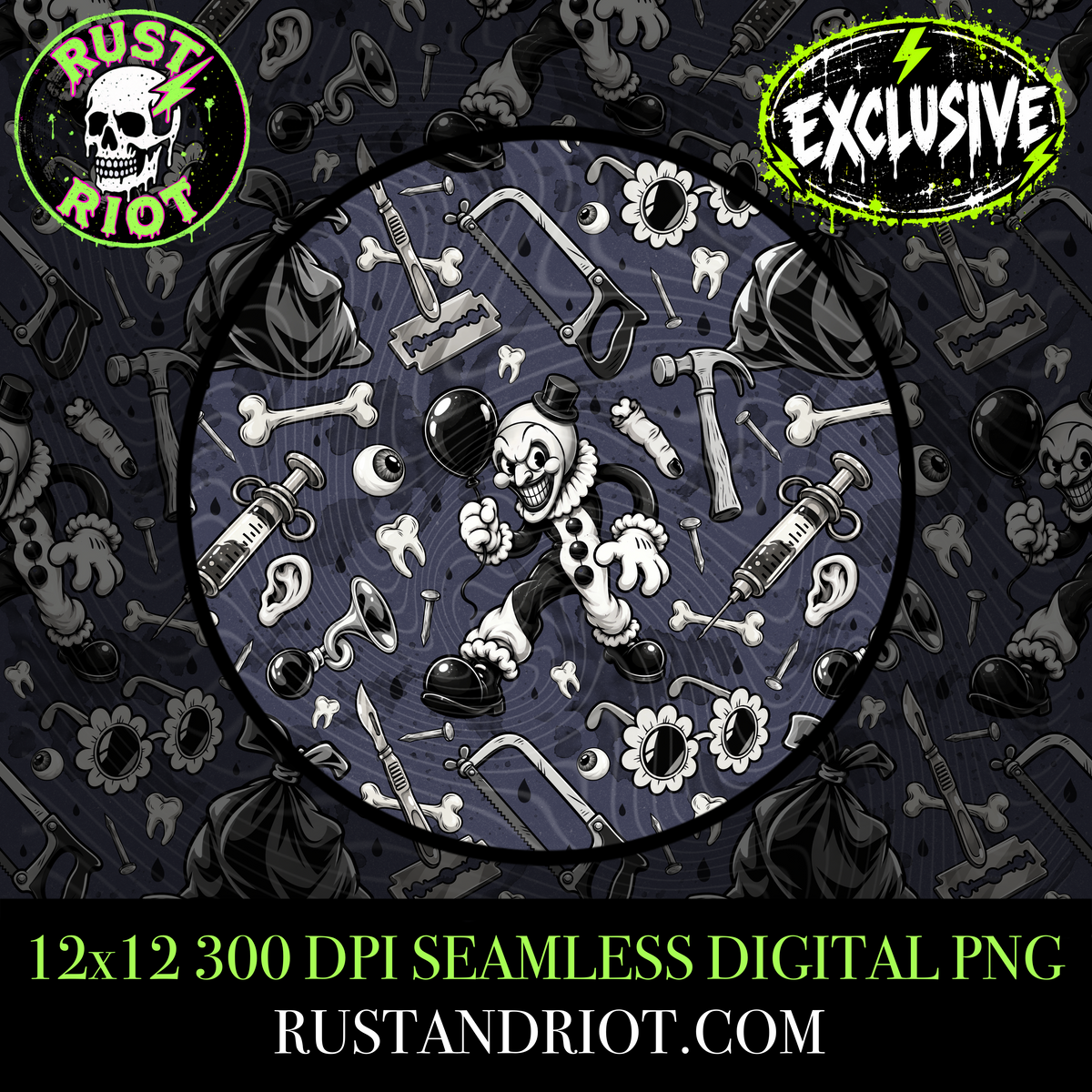 Art of Terror Everything Bundle | Vintage Cartoon Horror Collection | PNG Digital Download