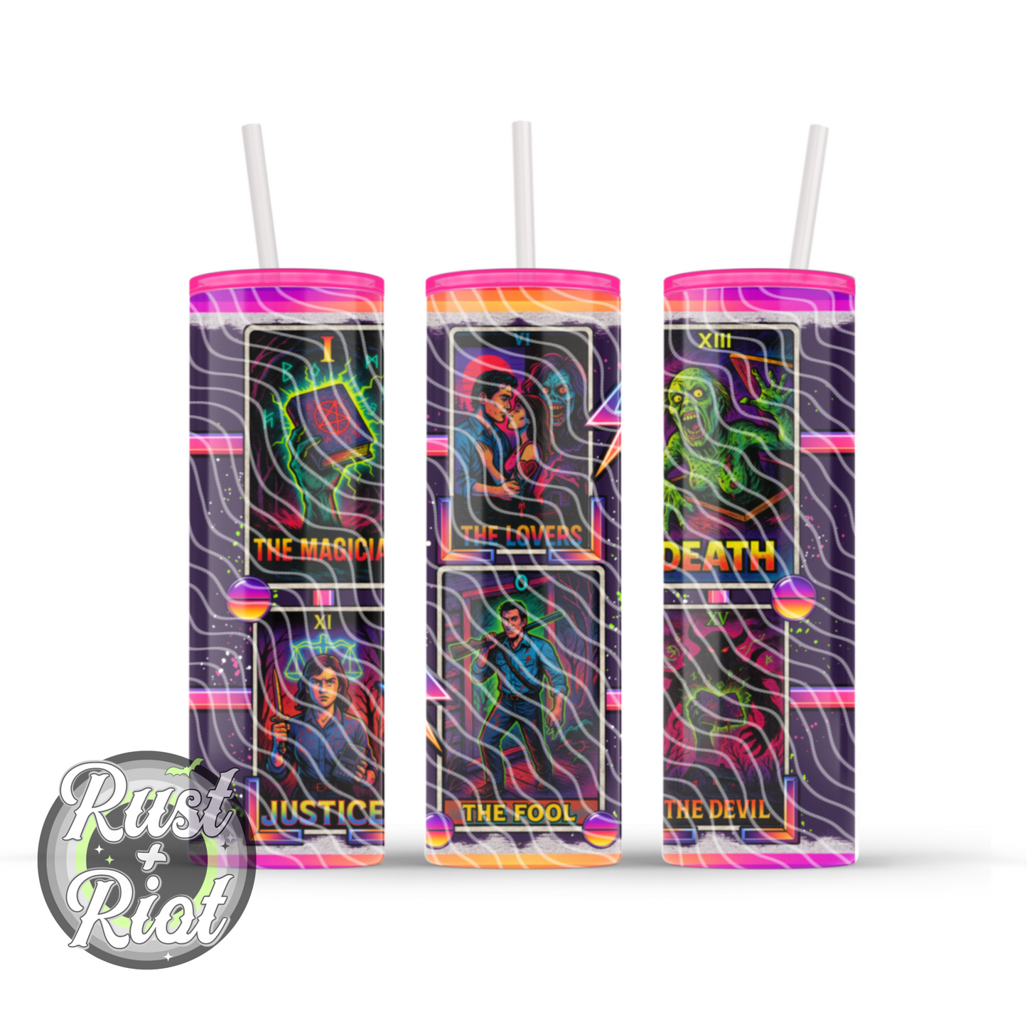 Dead by Dawn Everything Bundle – Retro Horror Tarot Design Set