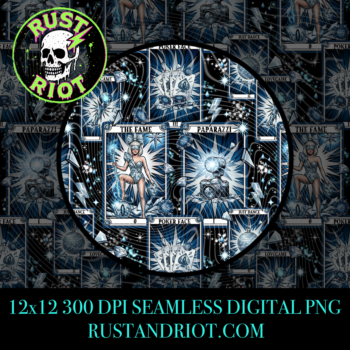 House of Fame Limited Bundle | Pop Art Comic Tarot Collection | PNG Digital Download