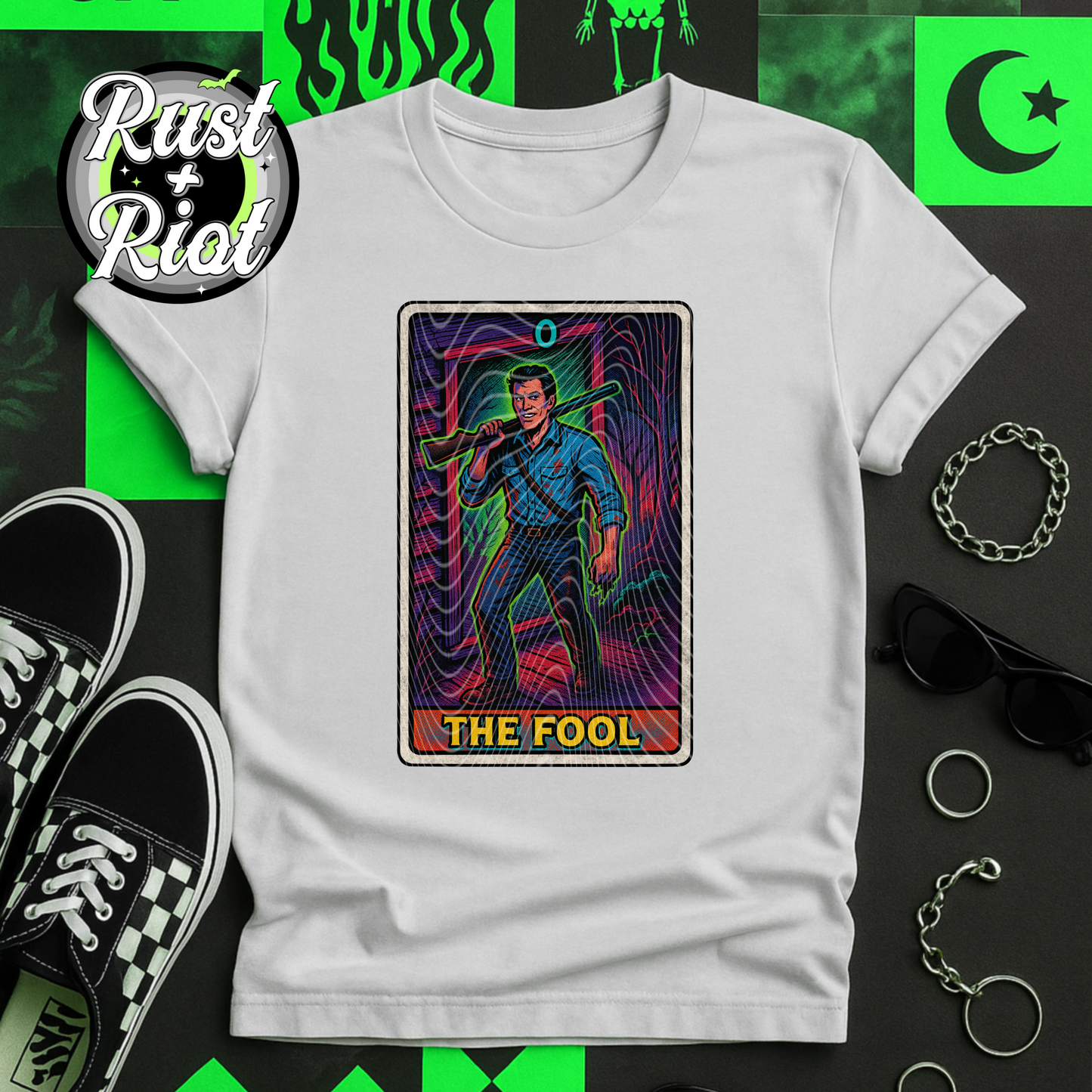 Dead by Dawn Everything Bundle – Retro Horror Tarot Design Set