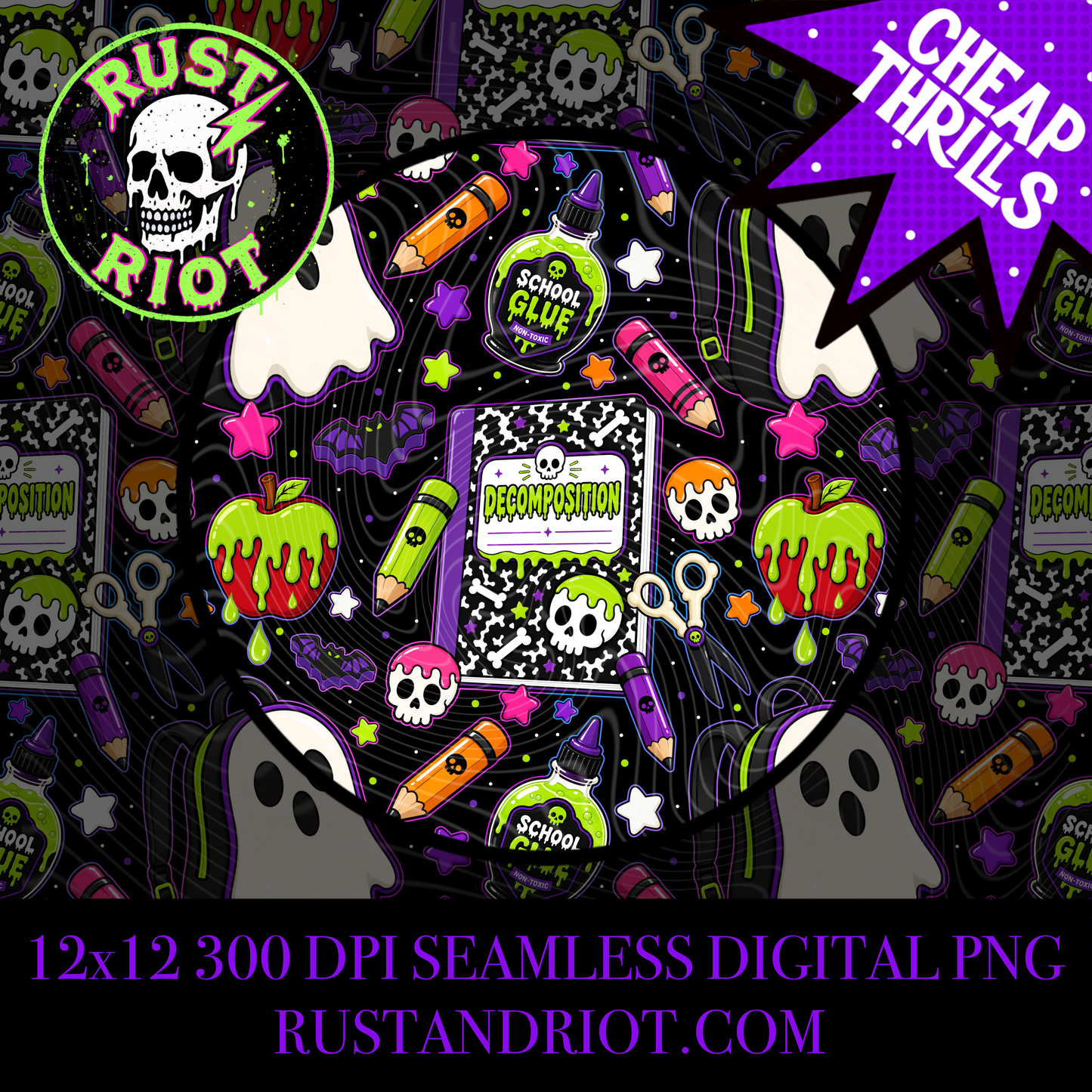Back to Ghoul - Ghost Edition | Spooky School Collection  | PNG Digital Download